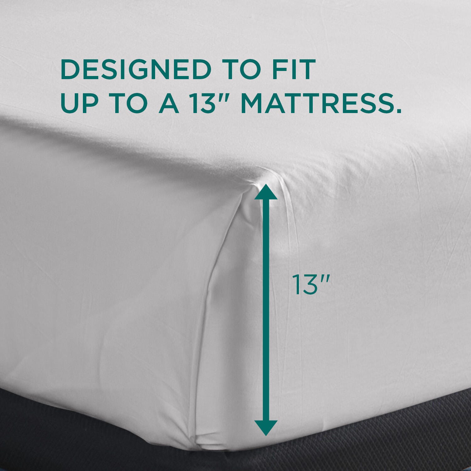 Tempur-Pedic TEMPUR-Adapt Luxe 4-Piece Queen Sheet Set, White, large