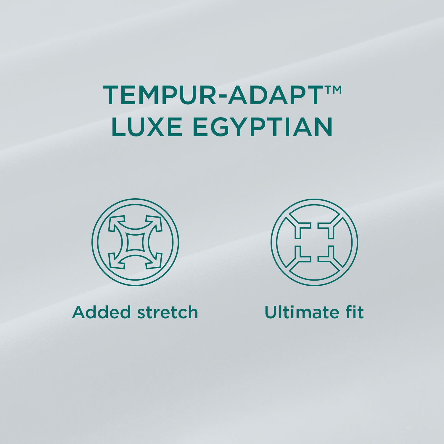 Tempur-Pedic TEMPUR-Adapt Luxe 4-Piece Queen Sheet Set, Sandstone, large