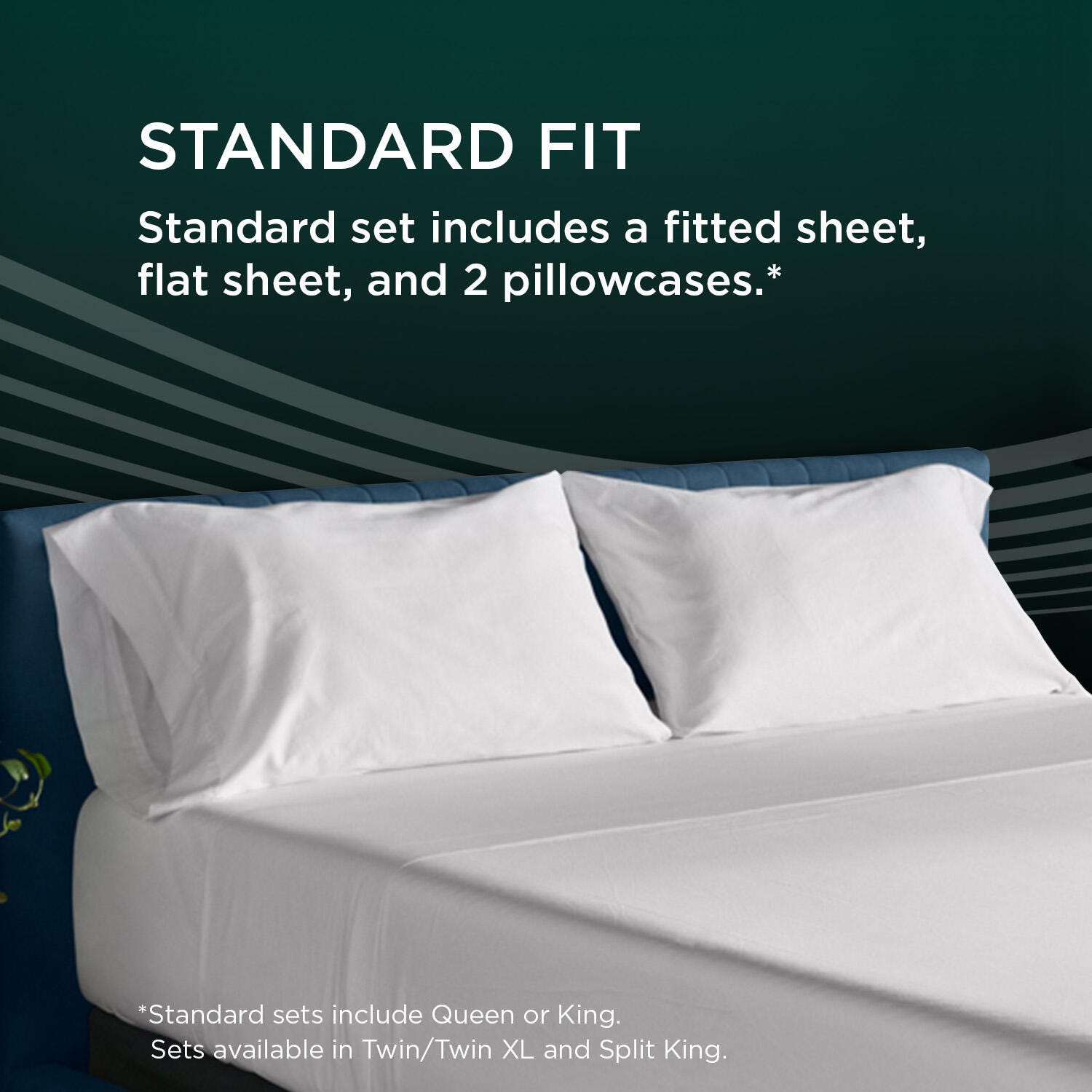 Tempur-Pedic TEMPUR-Adapt Luxe 2-Piece Twin XL Sheet Set, White, large