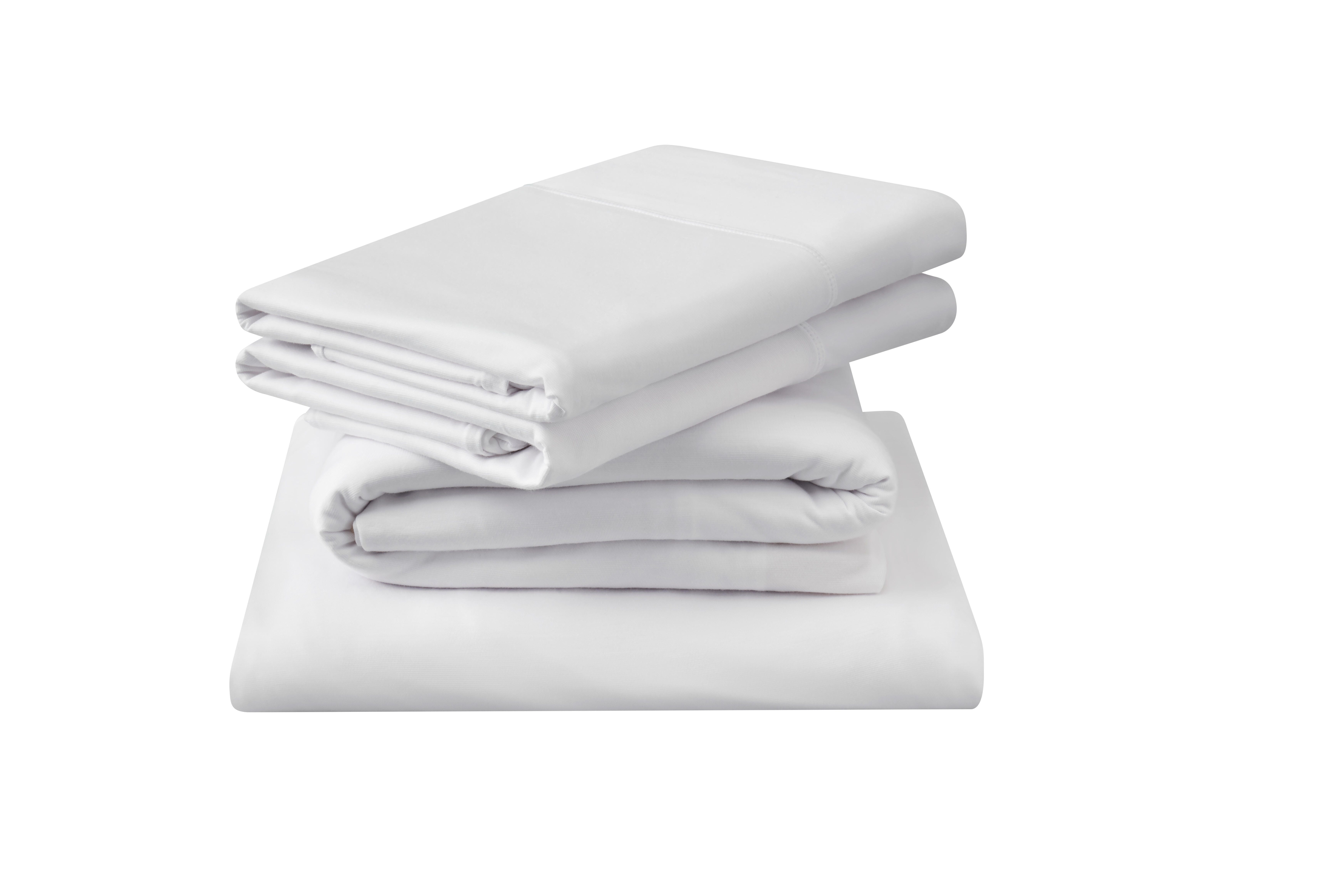 Tempur-Pedic TEMPUR-Adapt Luxe 3-Piece Full Sheet Set, White, large