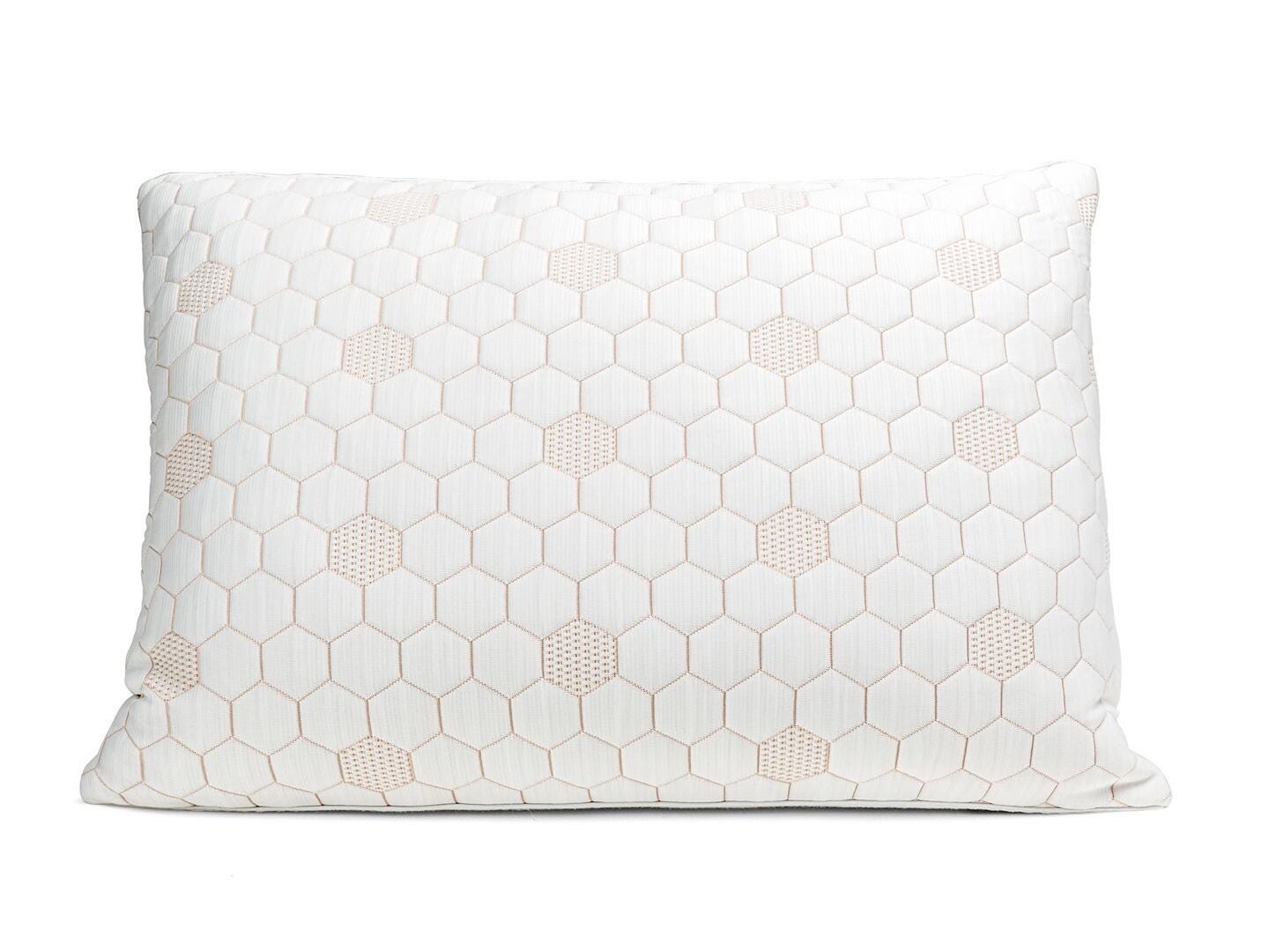 MOLECULE CopperWELL Cooling Gel Memory Foam Adjustable King Pillow, White, large
