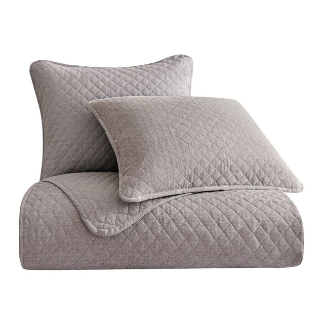 Indigo Hill Anna Diamond 3-Piece Full/Queen Quilted Coverlet Set