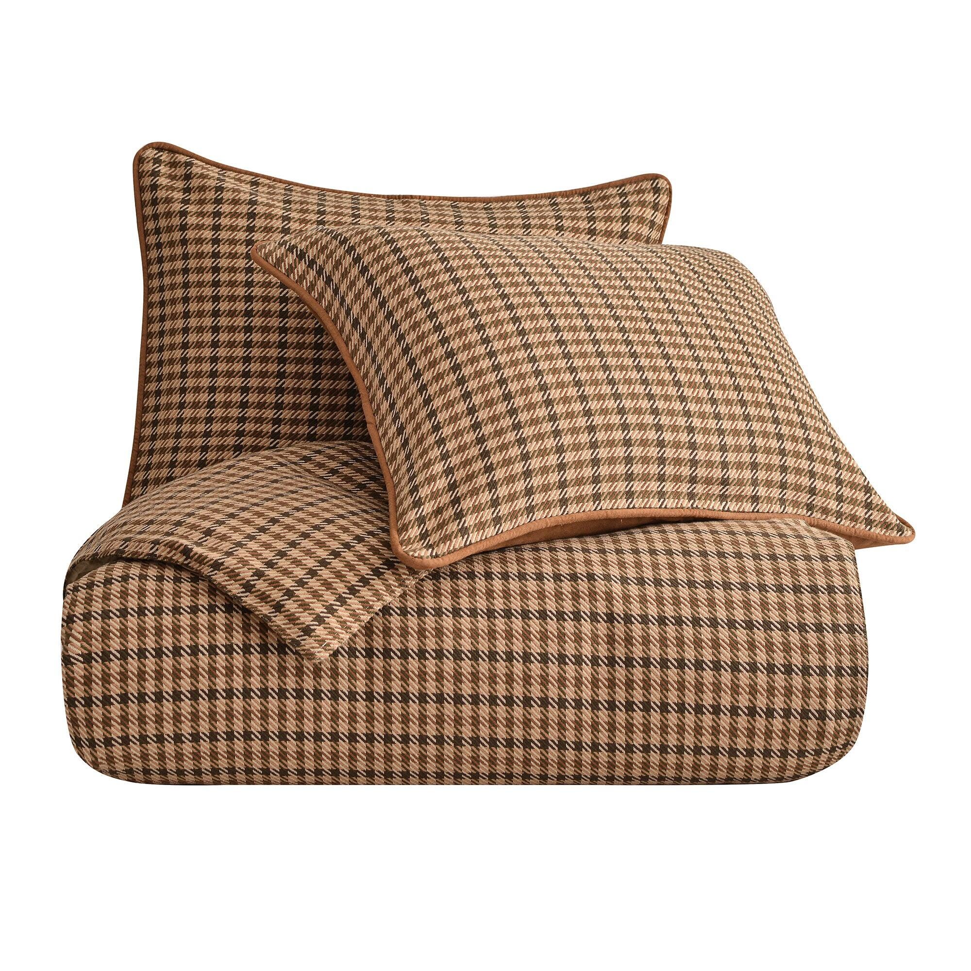 Paseo Road Clifton 3-Piece Full Comforter Set, Brown, large