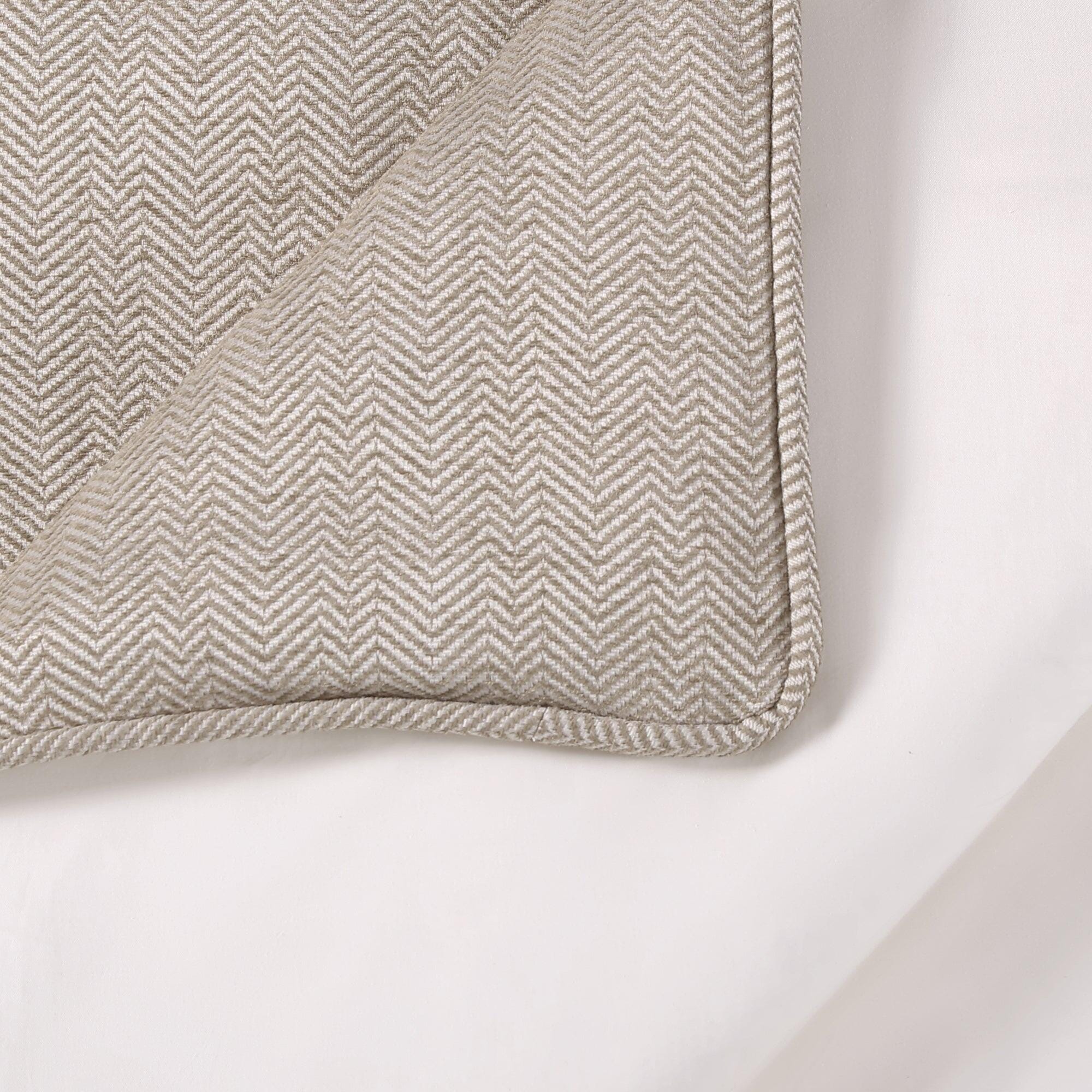 HiEnd Accents Chenille 3-Piece Queen Duvet Set, Sand, large