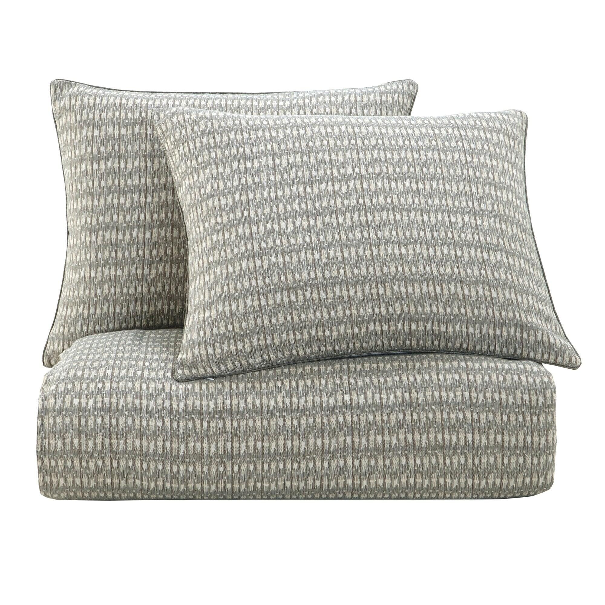 HiEnd Accents Fenton 3-Piece King Comforter Set, Taupe, rollover