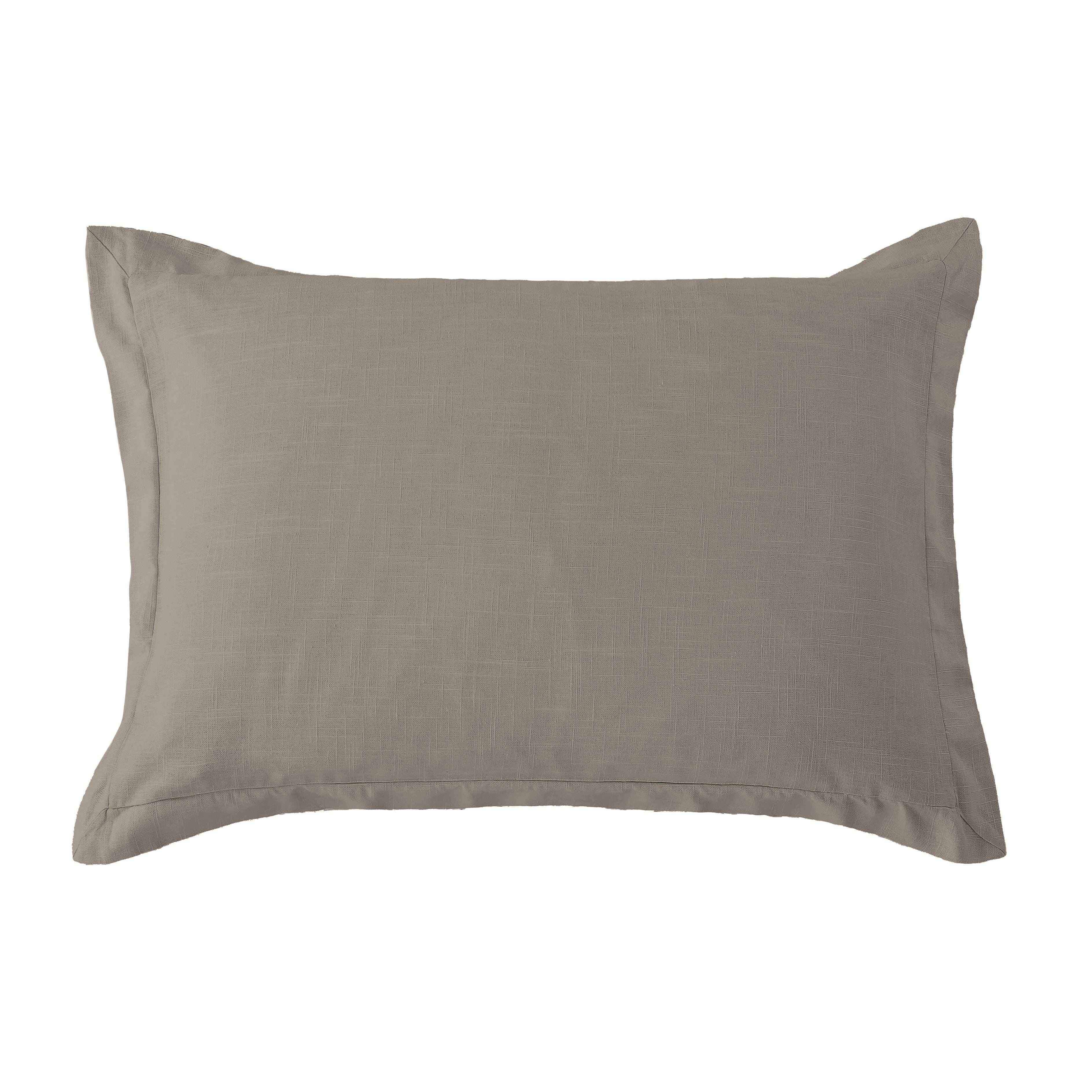 HiEnd Accents Hera Dutch Euro Pillow, Taupe, large