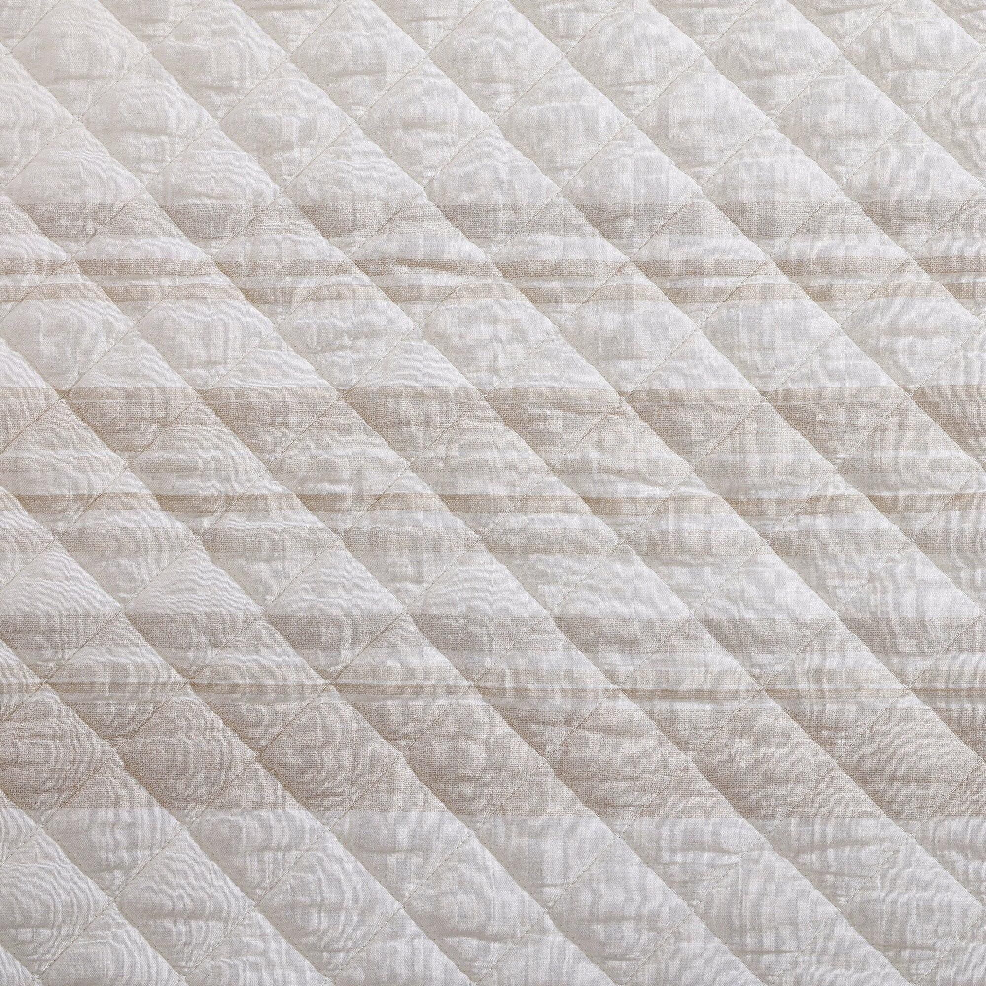 Indigo Hill Mystic 3-Piece Full/Queen Quilt Set, Taupe, large