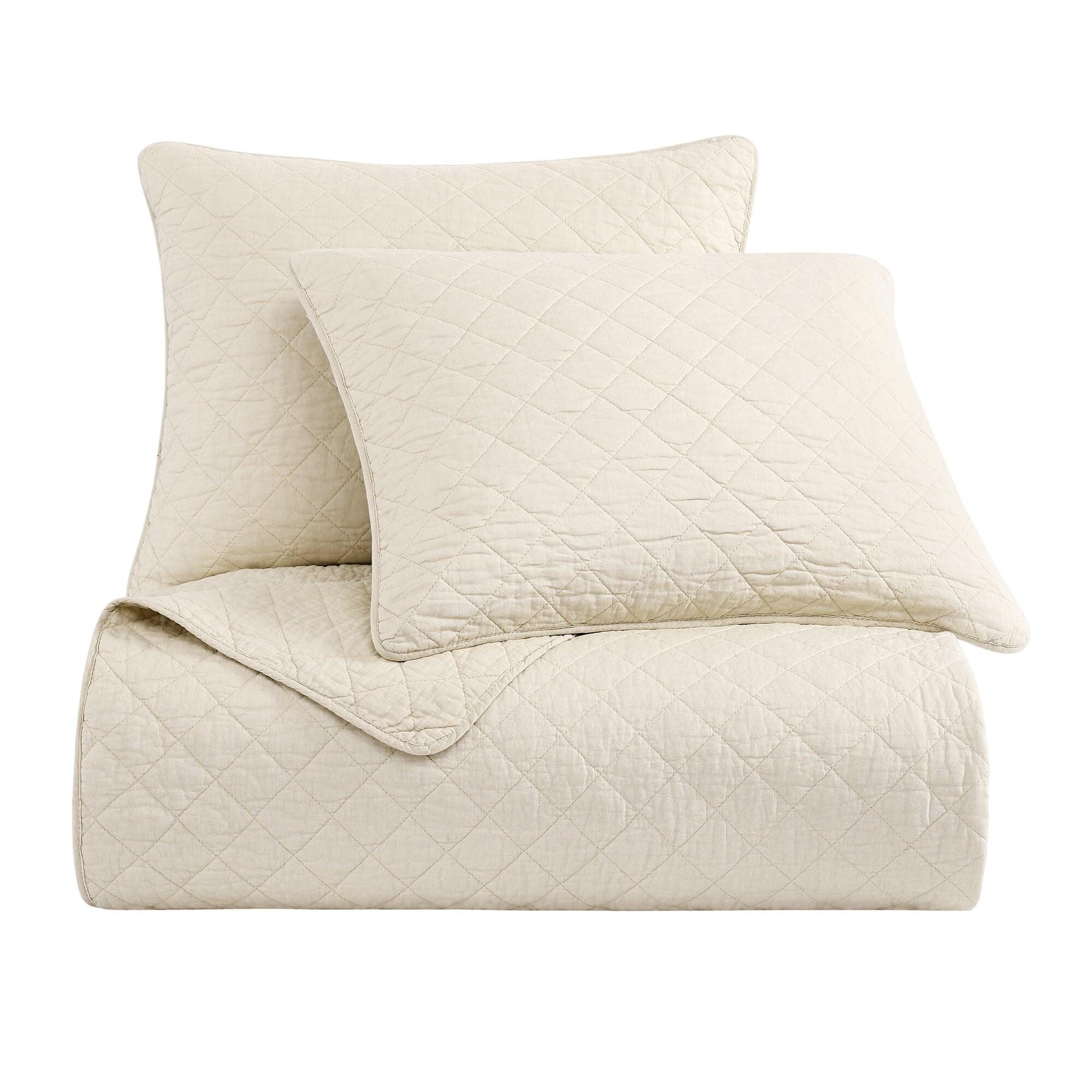 Indigo Hill 2-Piece Twin Comfort Quilt Set, Prairie Tan, large