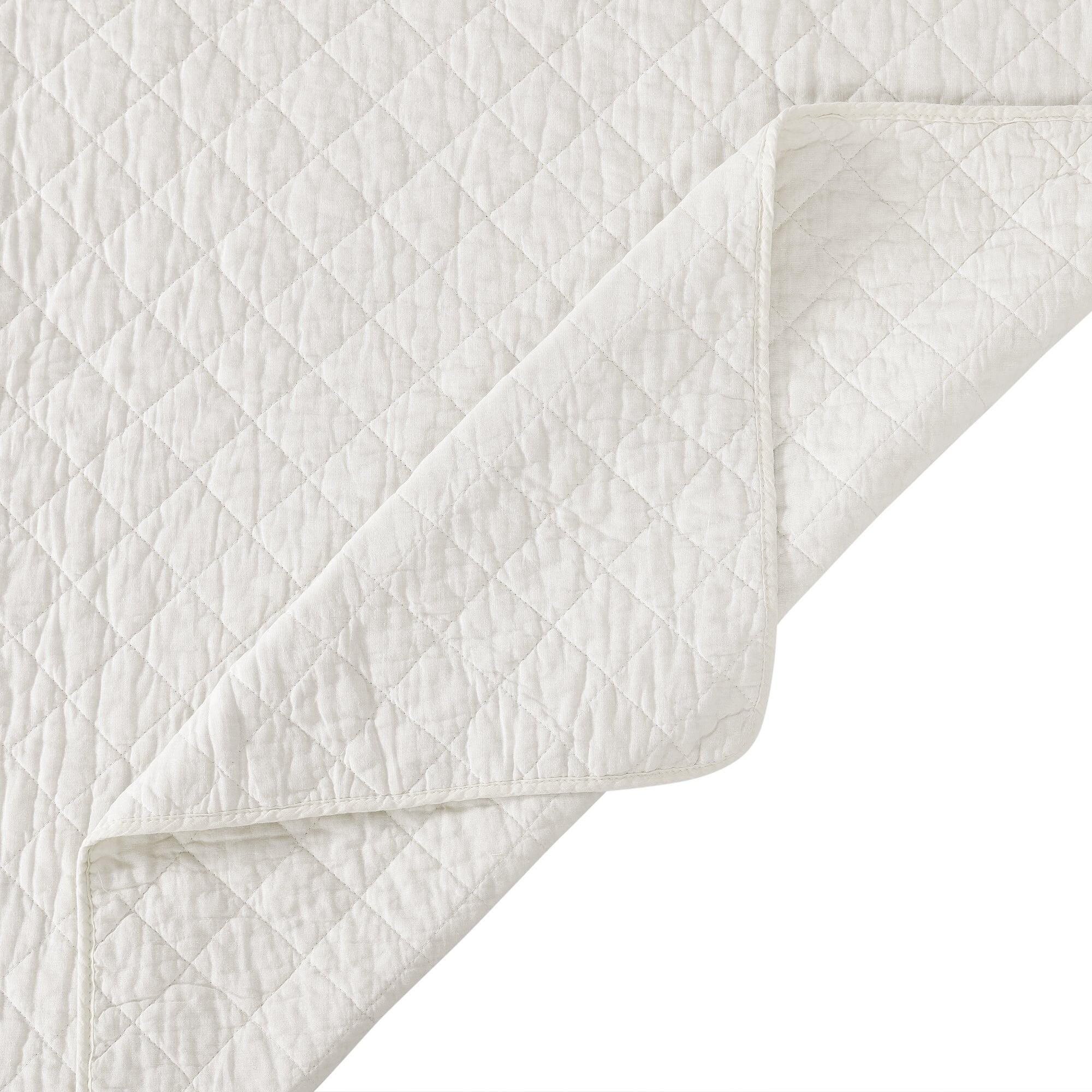 Indigo Hill 2-Piece Twin Comfort Quilt Set, White, large