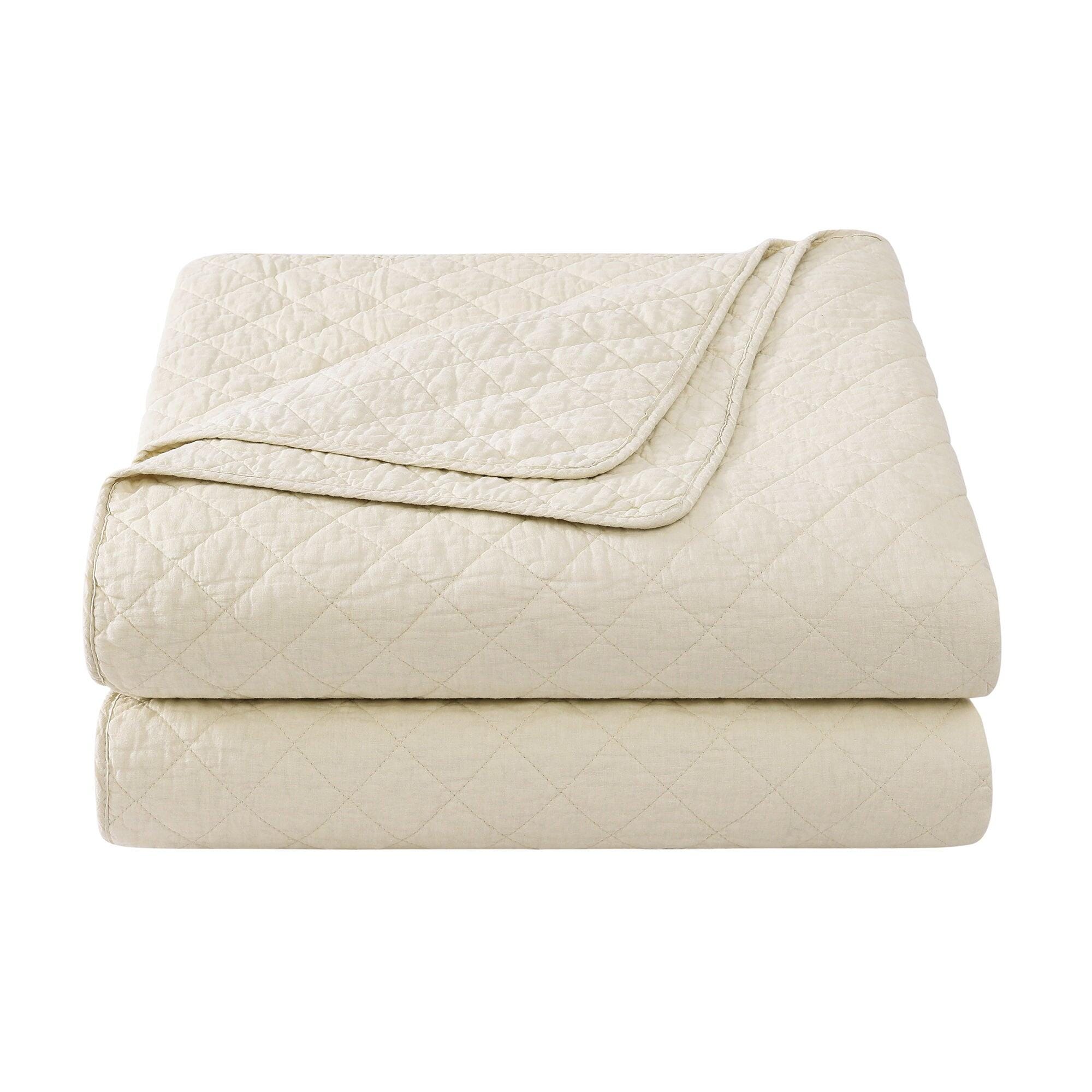 Indigo Hill 3-Piece King Comfort Quilt Set, Prairie Tan, large