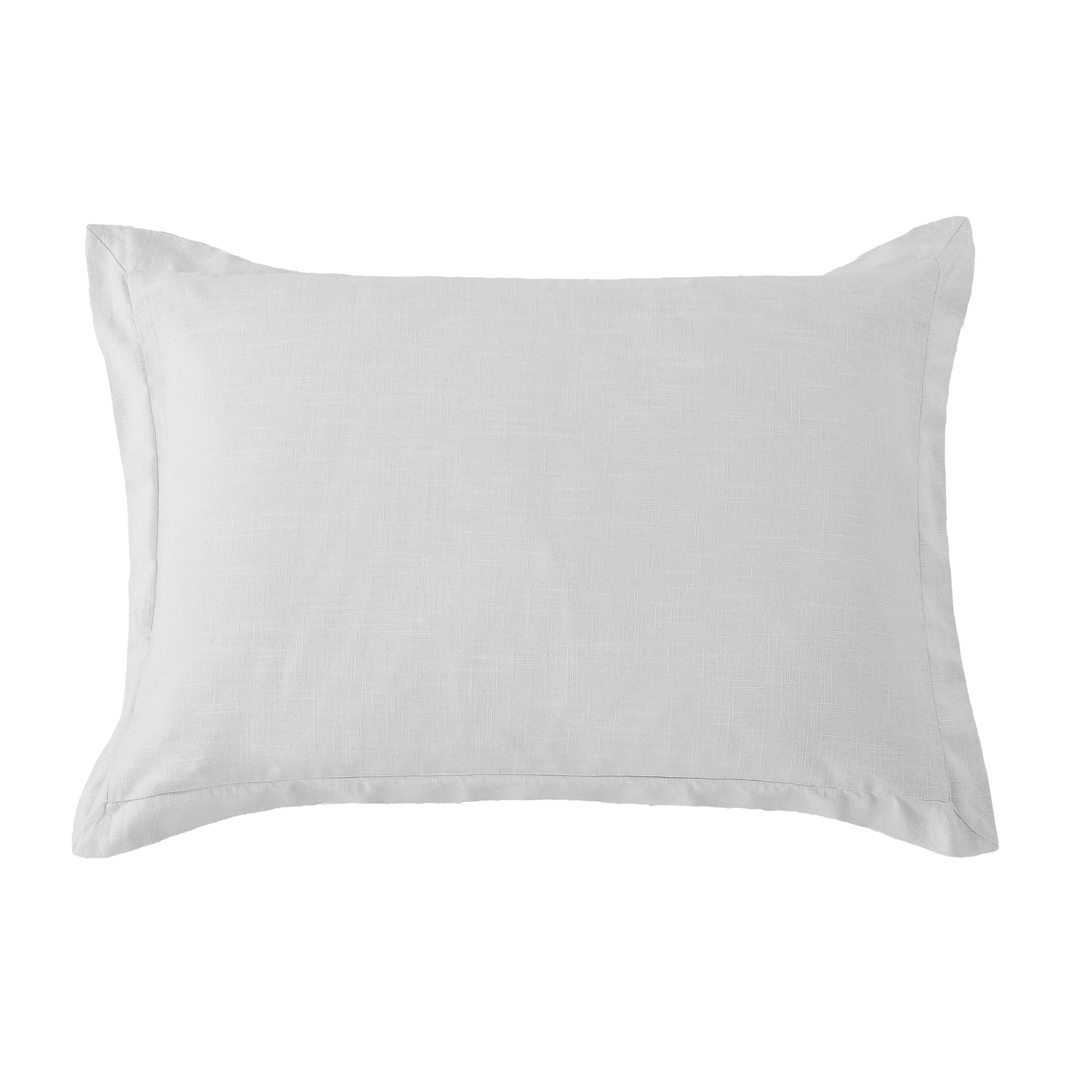 HiEnd Accents Hera Dutch Euro Pillow, Gray, large