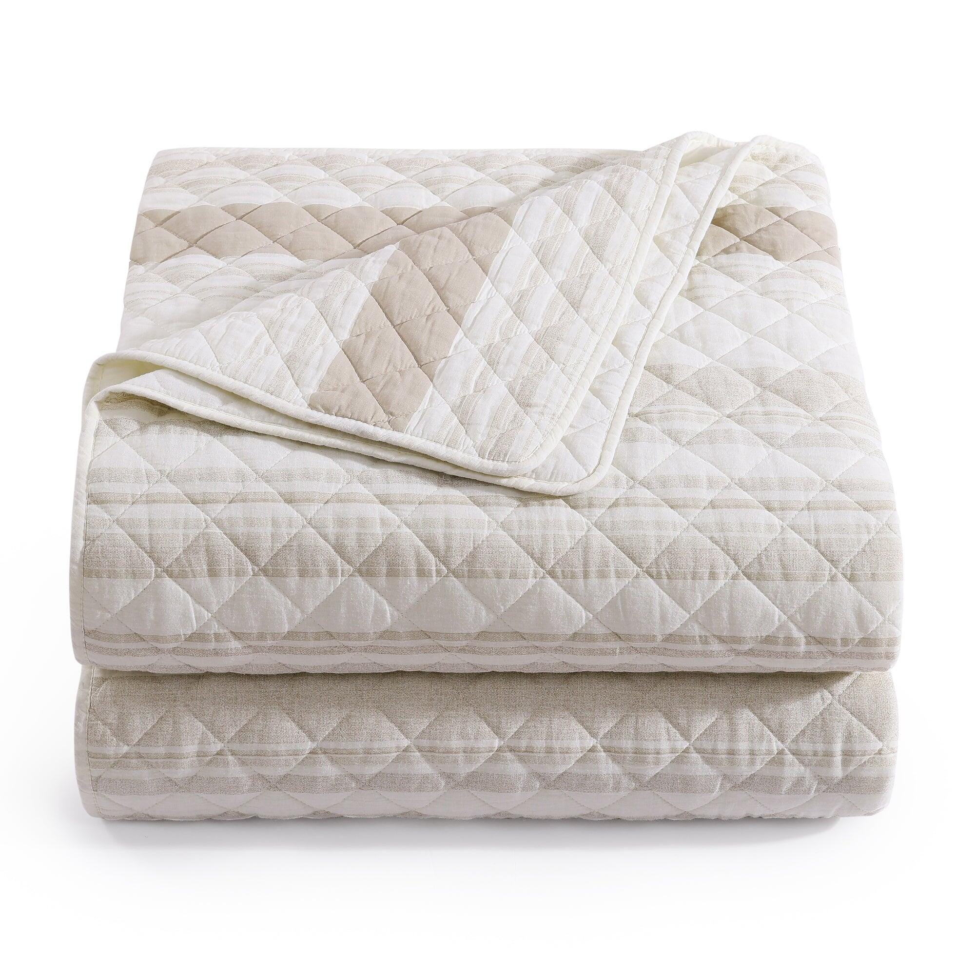 Indigo Hill Mystic 3-Piece King Quilt Set, Taupe, large