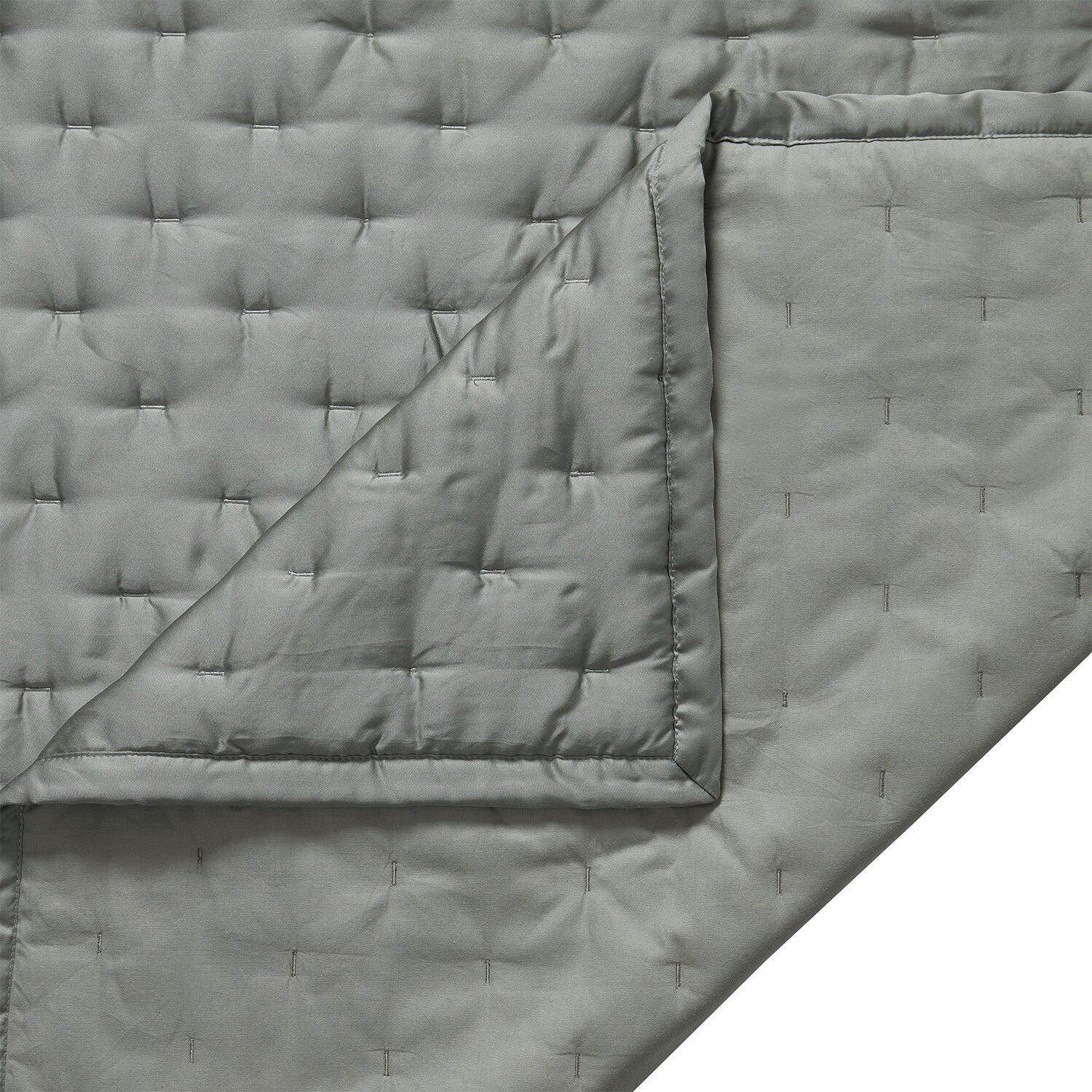 HiEnd Accents Lyocell 3-Piece Full/Queen Quilt Set, Sage, large