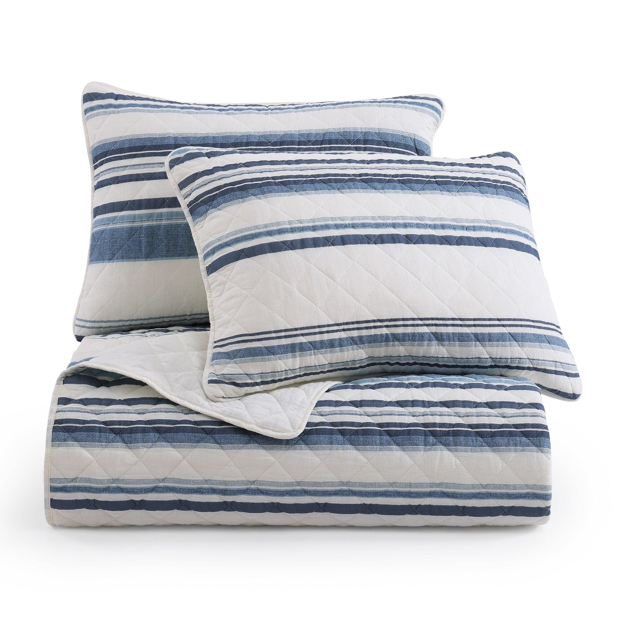 Indigo Hill Mystic 2-Piece Twin Quilt Set, Navy, large