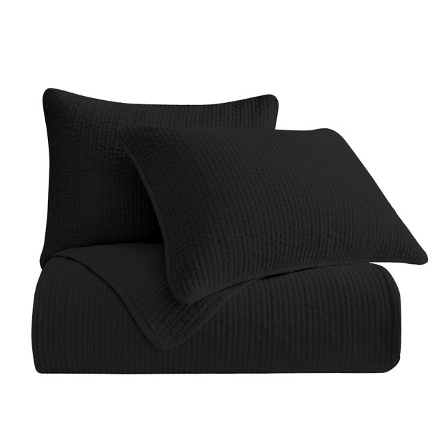 HiEnd Accents Stonewashed 3-Piece Full/Queen Quilt Set