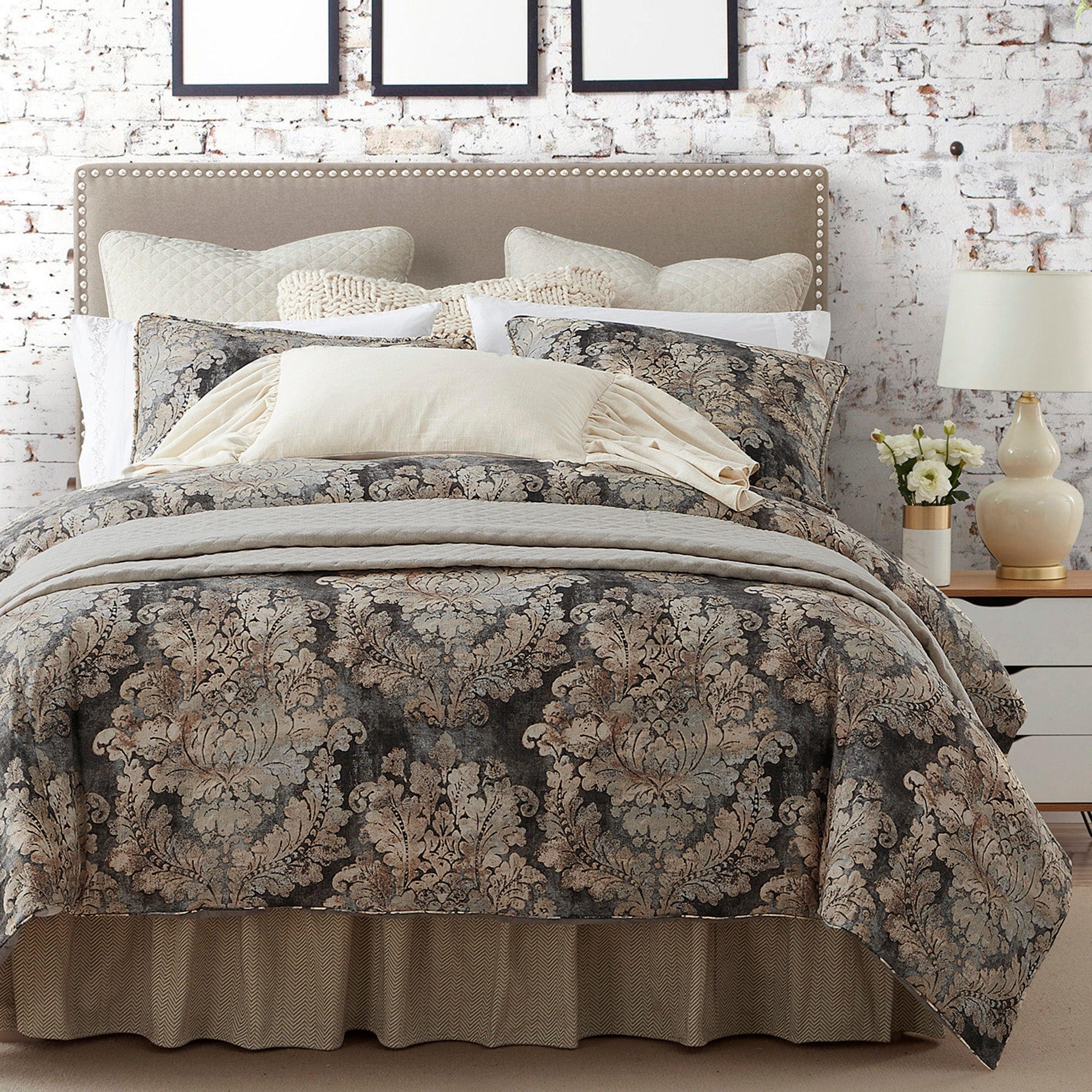 HiEnd Accents Victoria 3-Piece Queen Comforter Set, Multi, large