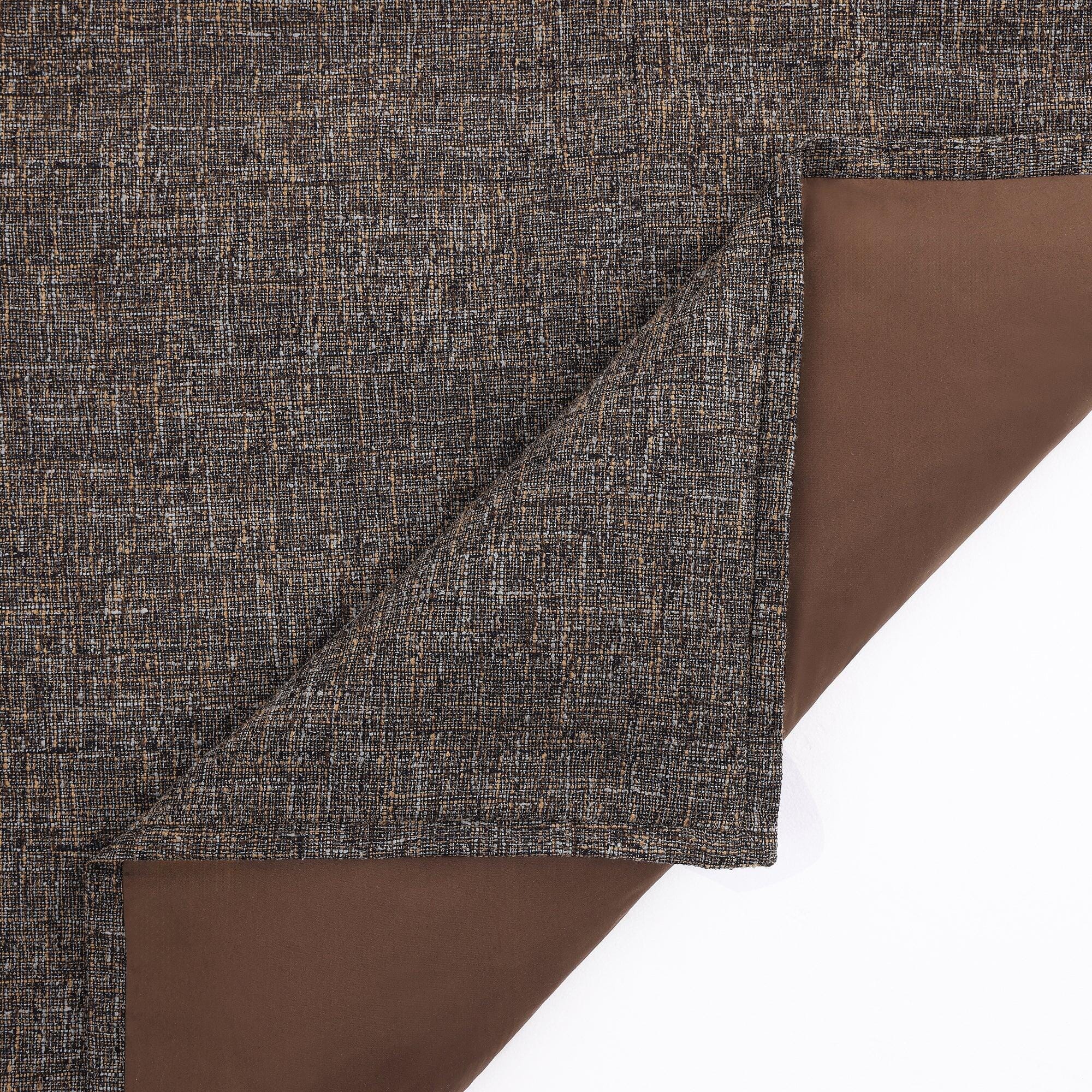 HiEnd Accents Tweed 3-Piece King Comforter Set, Brown, large