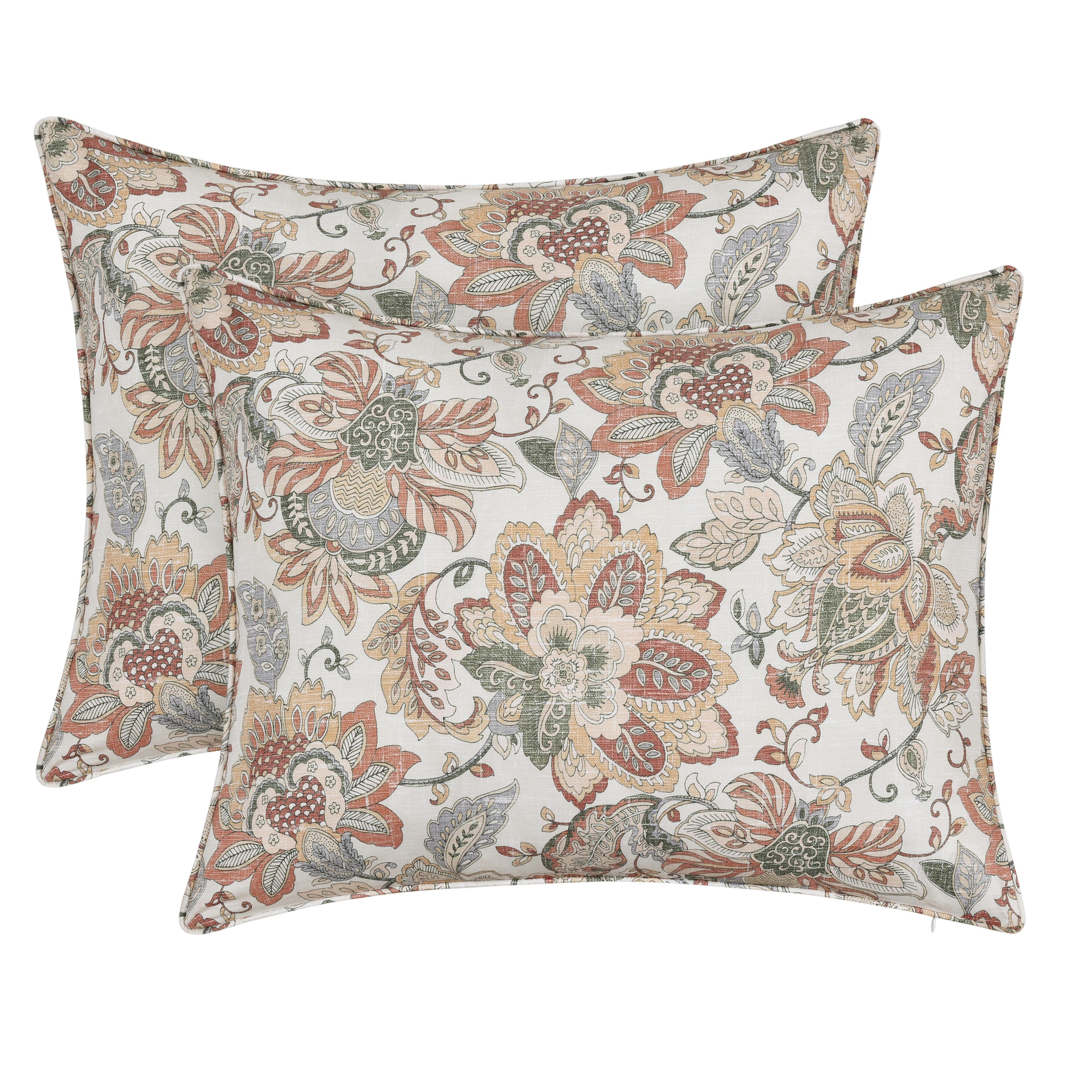 Royal Court Janessa 4 Piece Queen Comforter Set, Spice, large