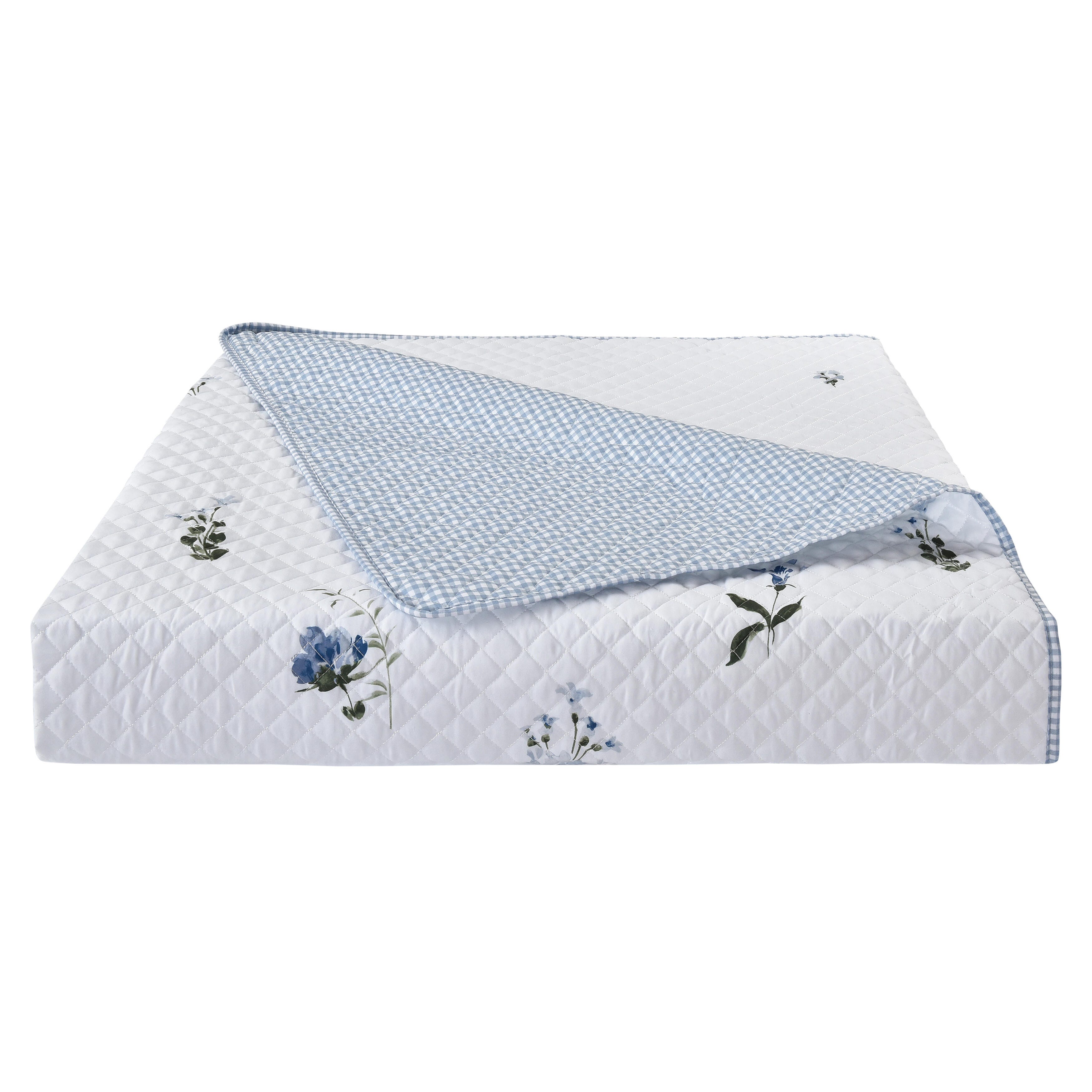 Royal Court Kourtney 3 Piece King Quilt Set, Blue, large