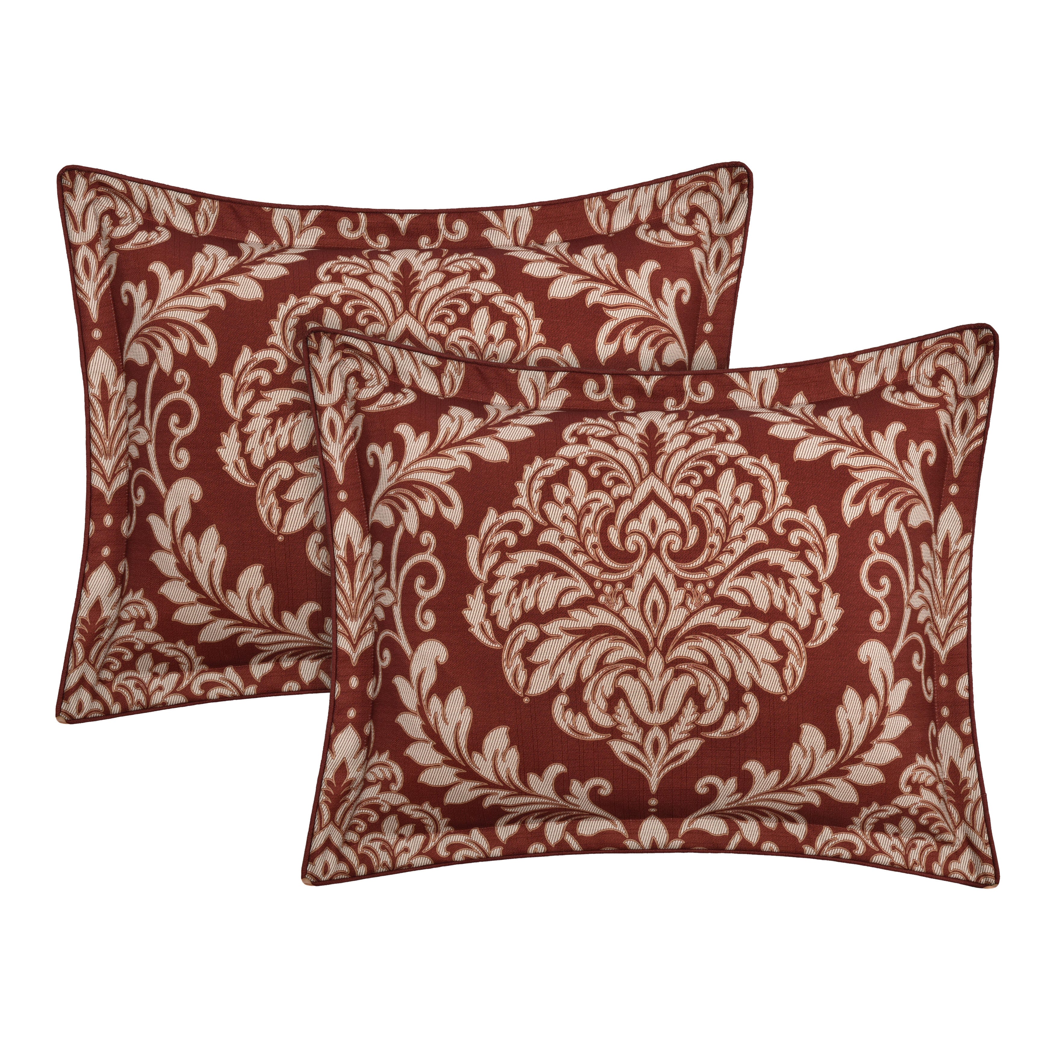 Royal Court Lazia 3 Piece Full/Queen Comforter Set, Red, large