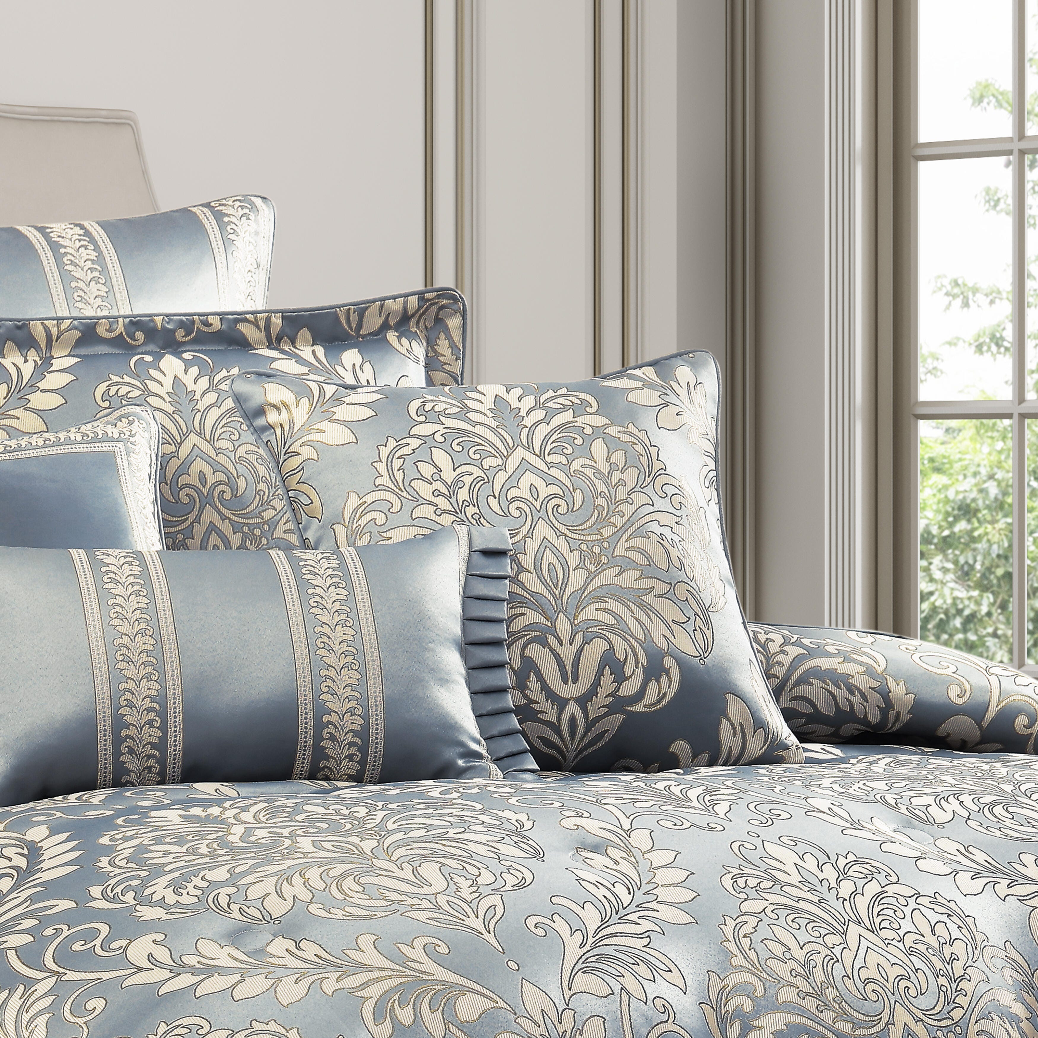 Royal Court Lorenzo 20" Square Throw Pillow, , large