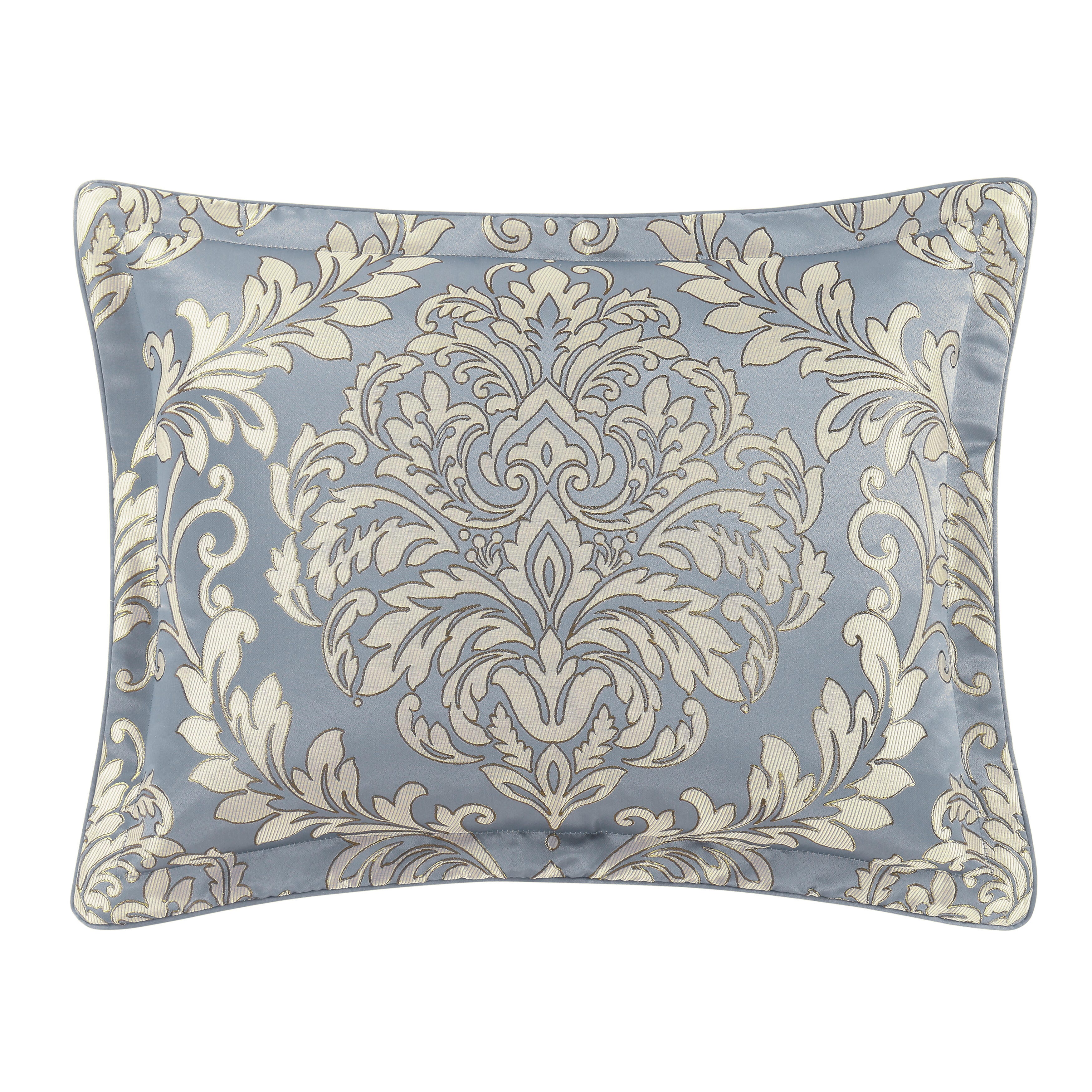 Royal Court Lorenzo 3 Piece Full/Queen Comforter Set, Blue, large