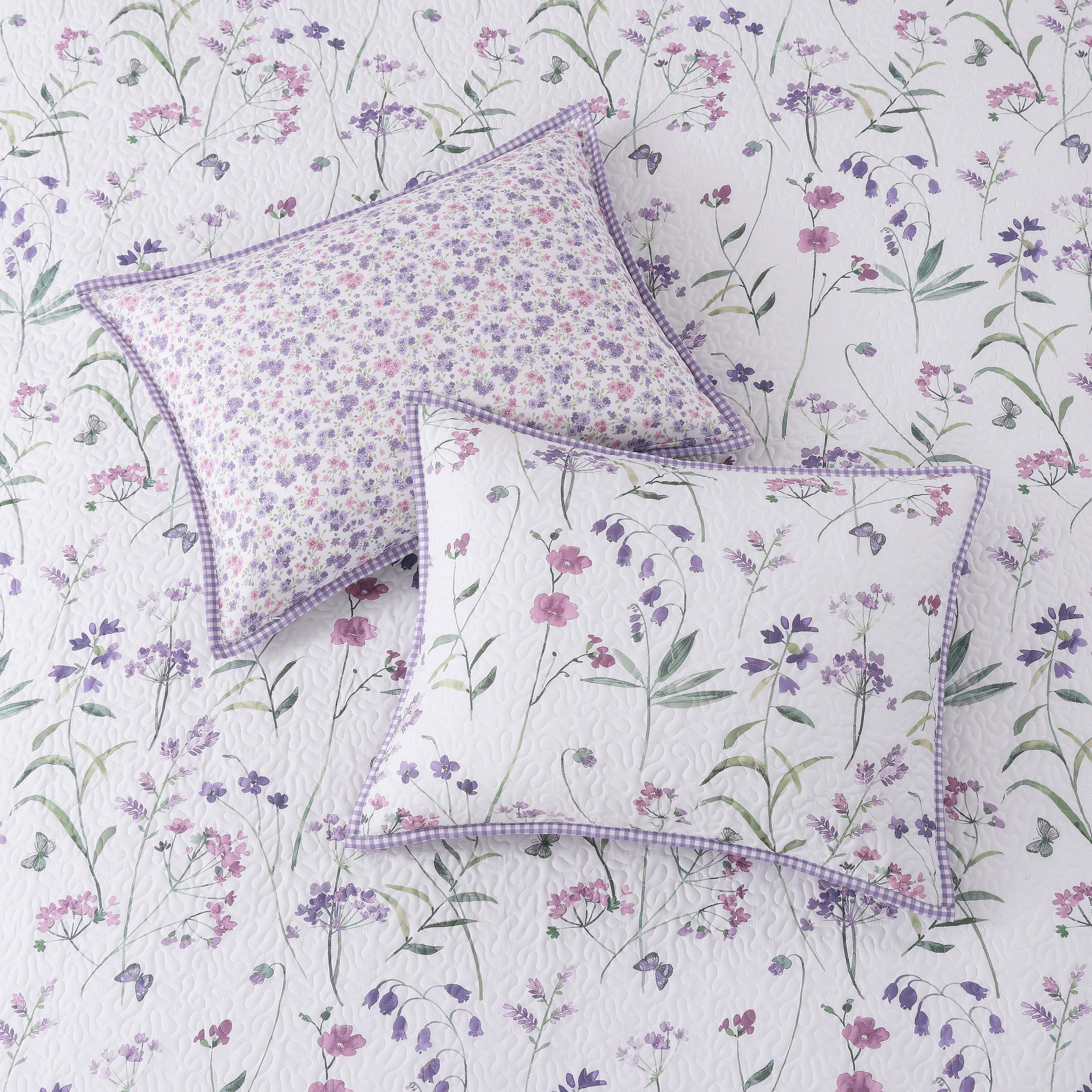 Royal Court Nola 3 Piece Full/Queen Quilt Set, Lilac, large