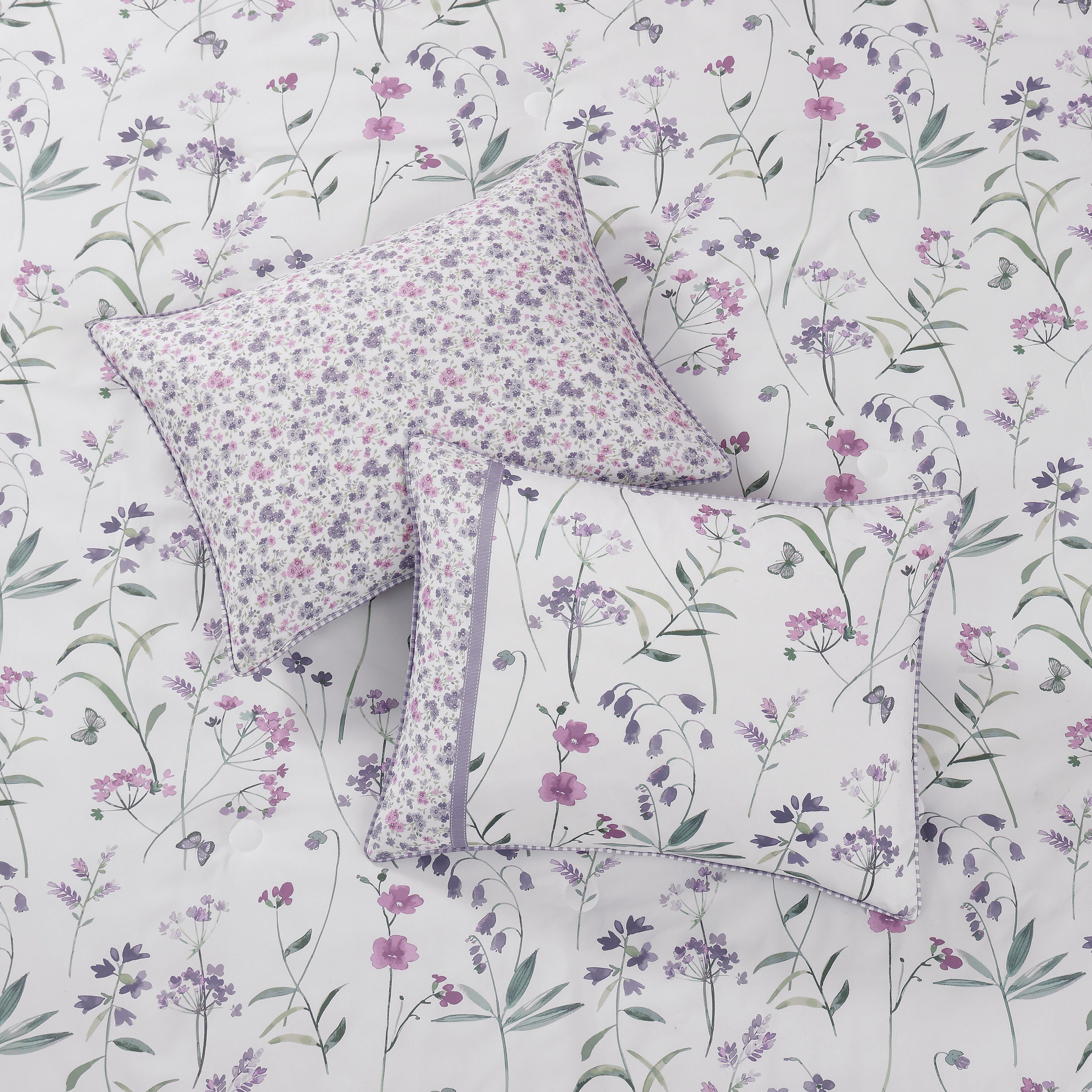 Royal Court Nola 4 Piece Full Comforter Set, Lilac, large
