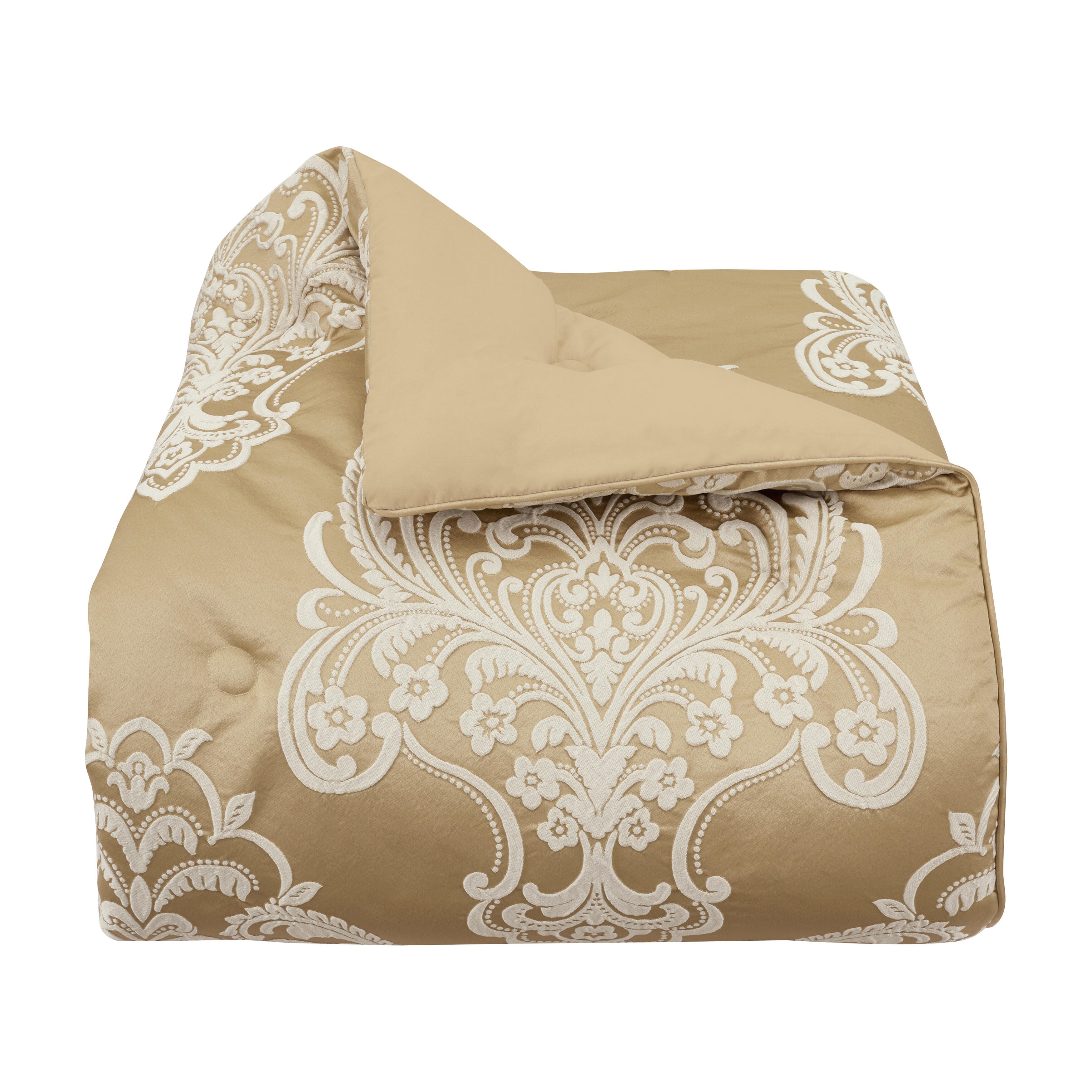 Royal Court Potenza 3 Piece Full/Queen Comforter Set, Gold, rollover