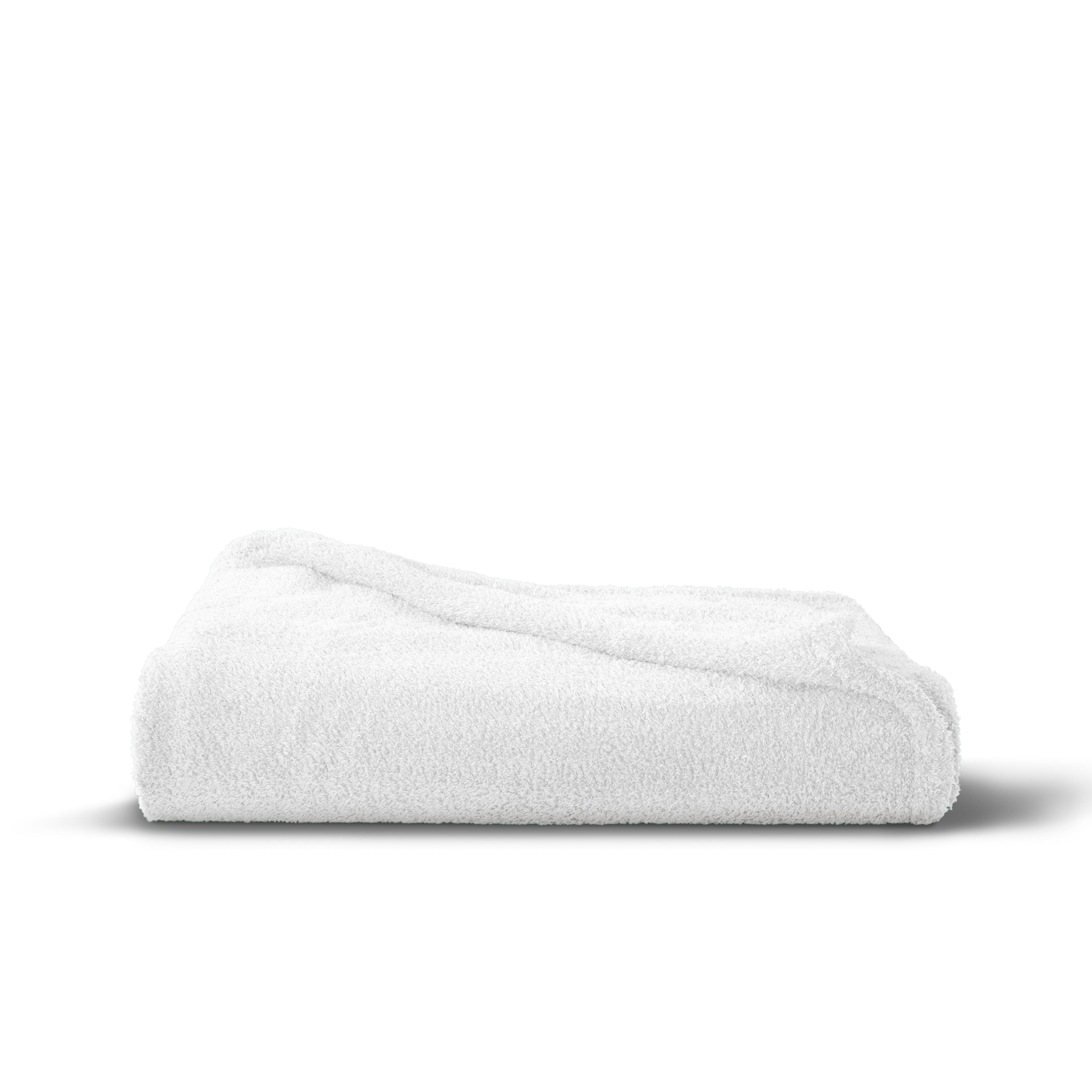 J. Queen Bold Cozy Throw, White, large