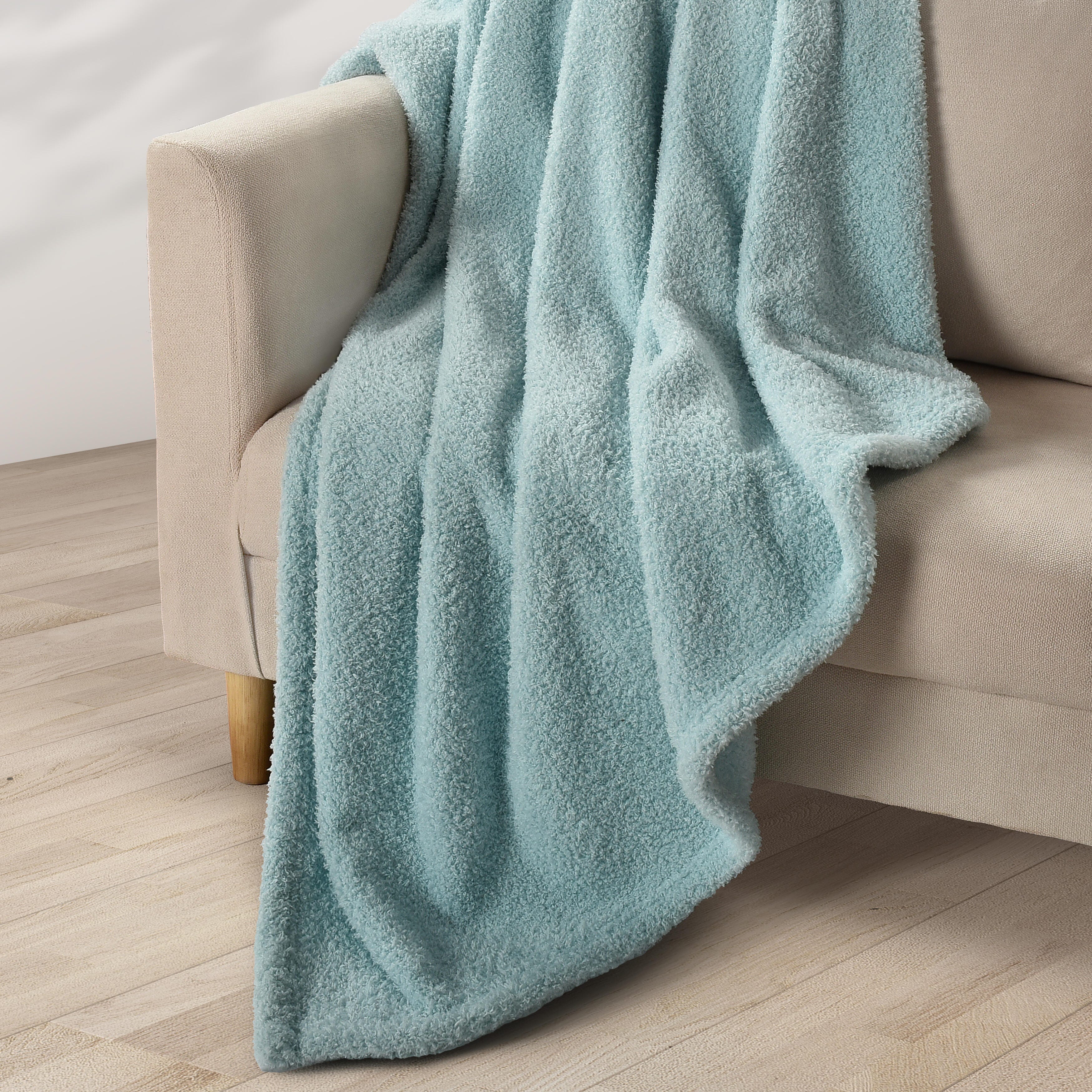 J. Queen Bold Cozy Throw, Aqua, large