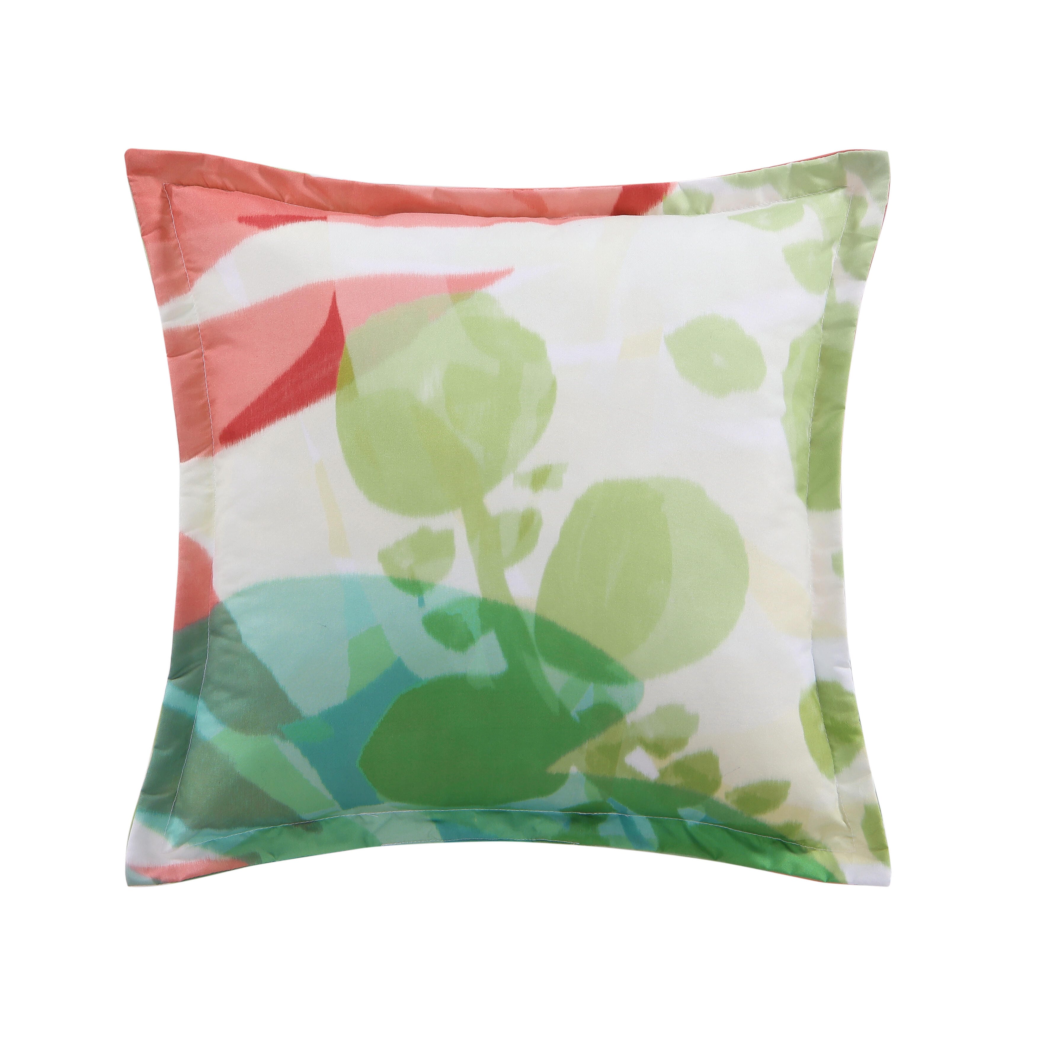 J. Queen Bold Tiki Decorative Throw Pillow, Fuchsia, large