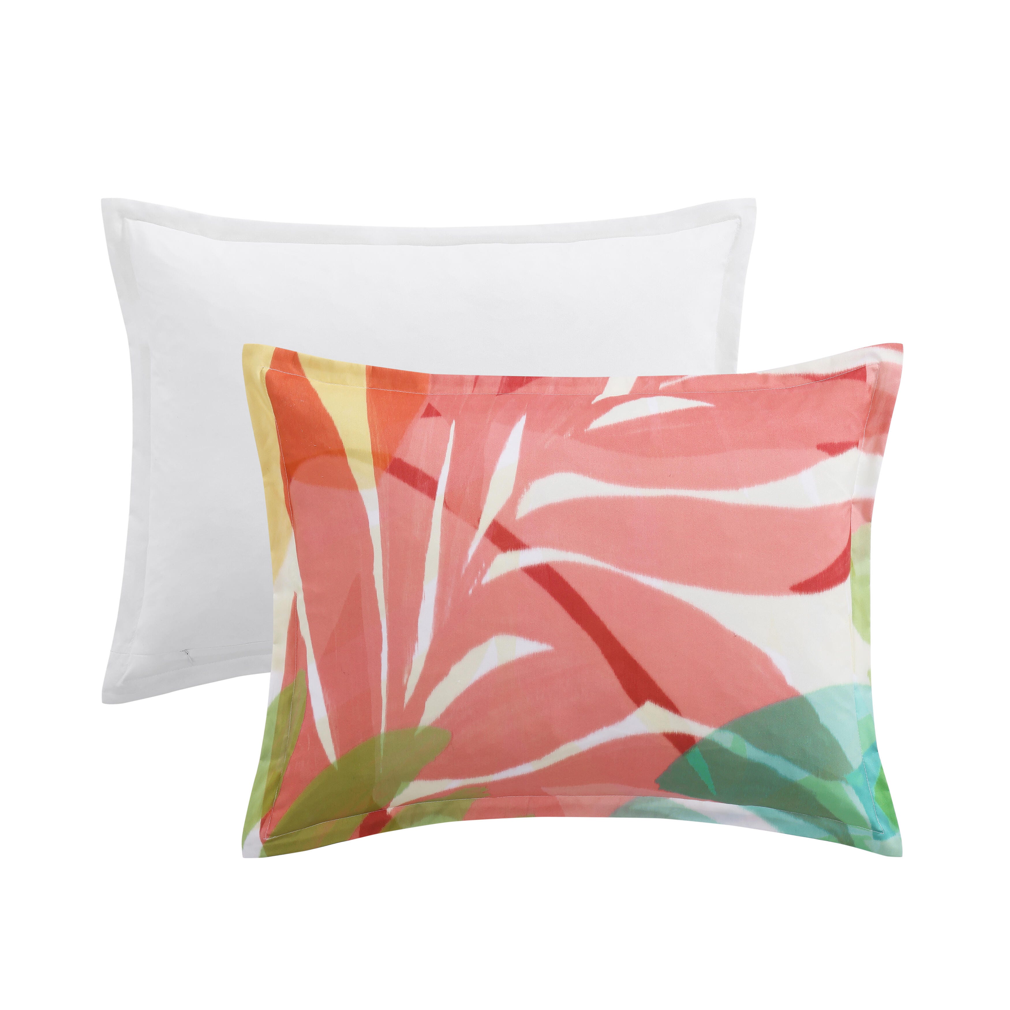 J. Queen Bold Tiki 3 Piece Full/Queen Comforter Set, Fuchsia, large