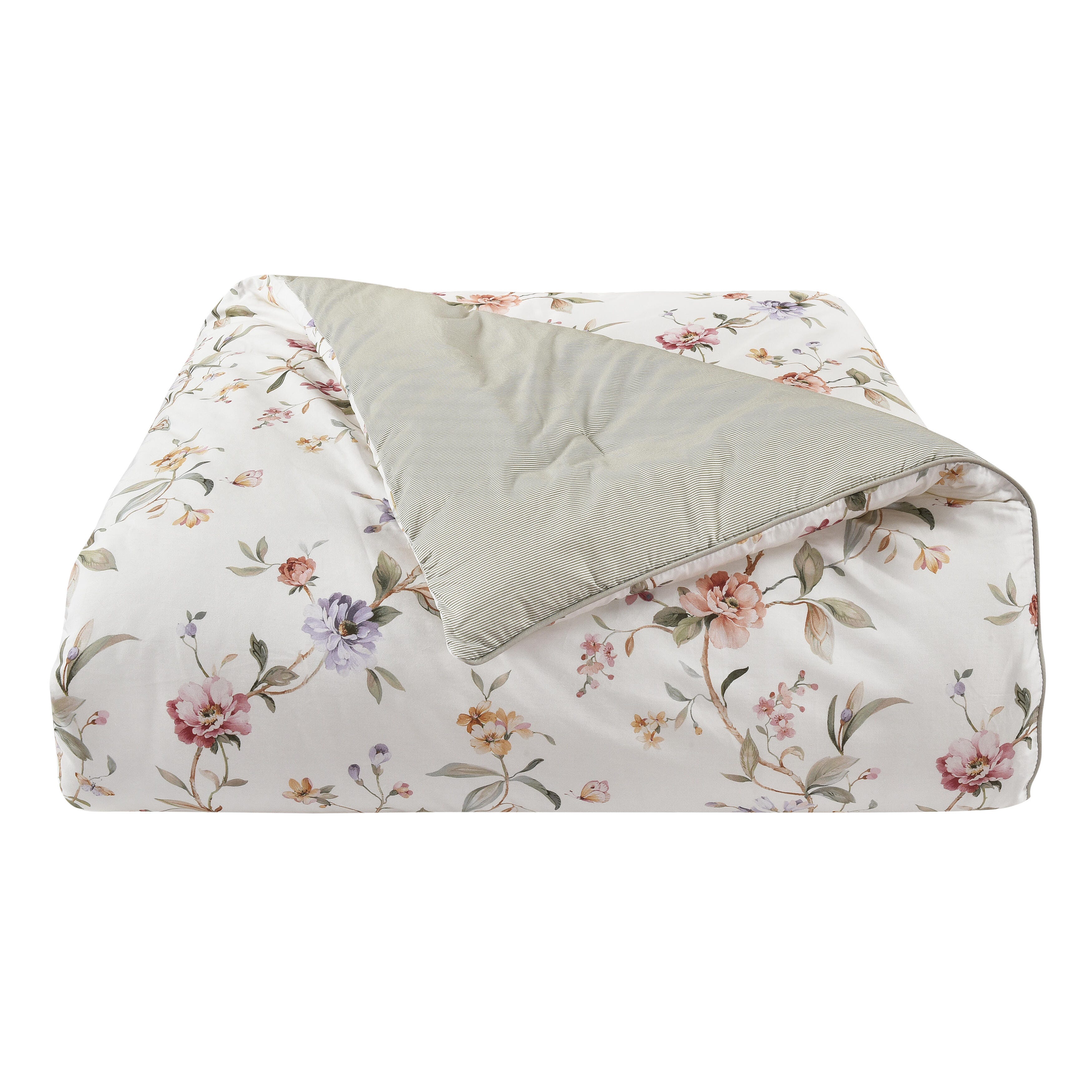 J. Queen Cottage Clarice 3 Piece King/California King Comforter Set, Ivory, rollover