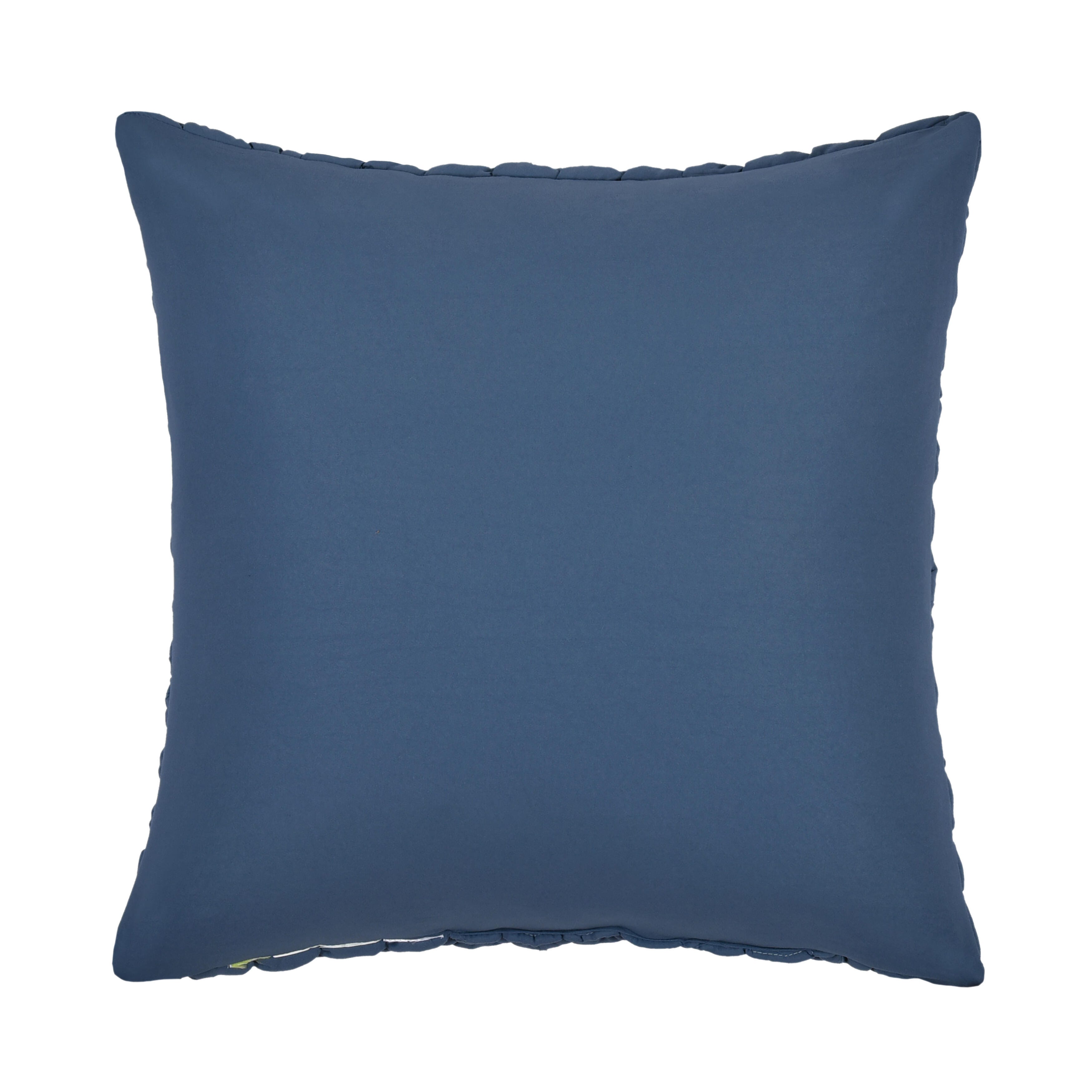 J. Queen Bold Cloud Puff Decorative Throw Pillow, Blue, large