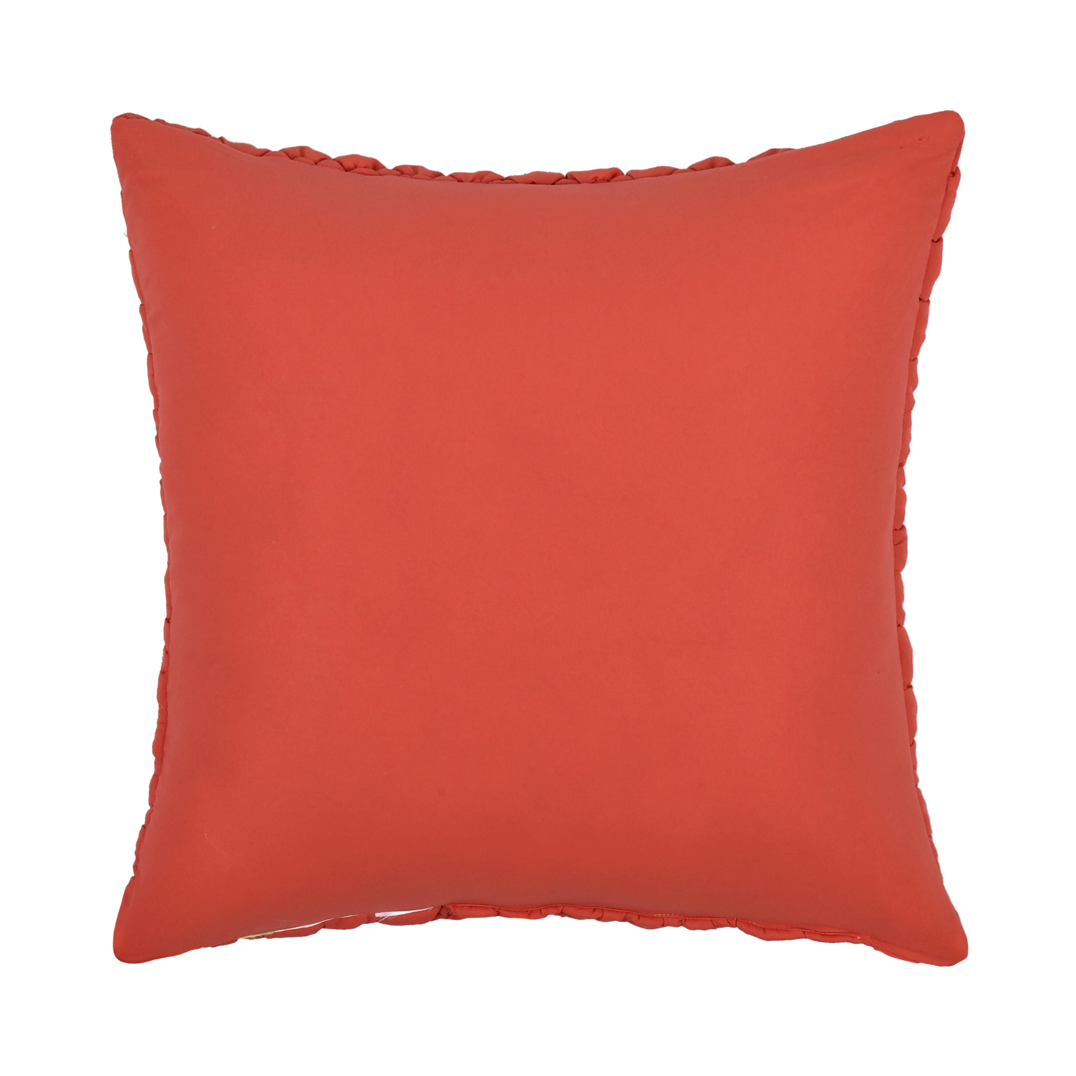 J. Queen Bold Cloud Puff Decorative Throw Pillow, Melon, large