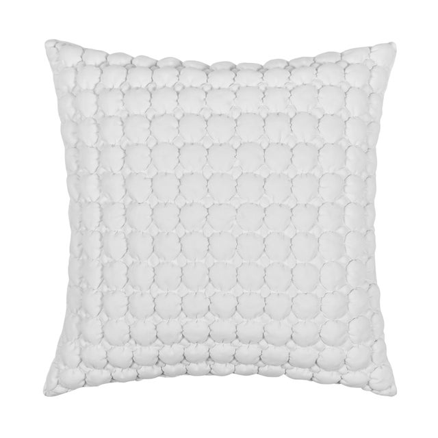 J. Queen Bold Cloud Puff Decorative Throw Pillow, White
