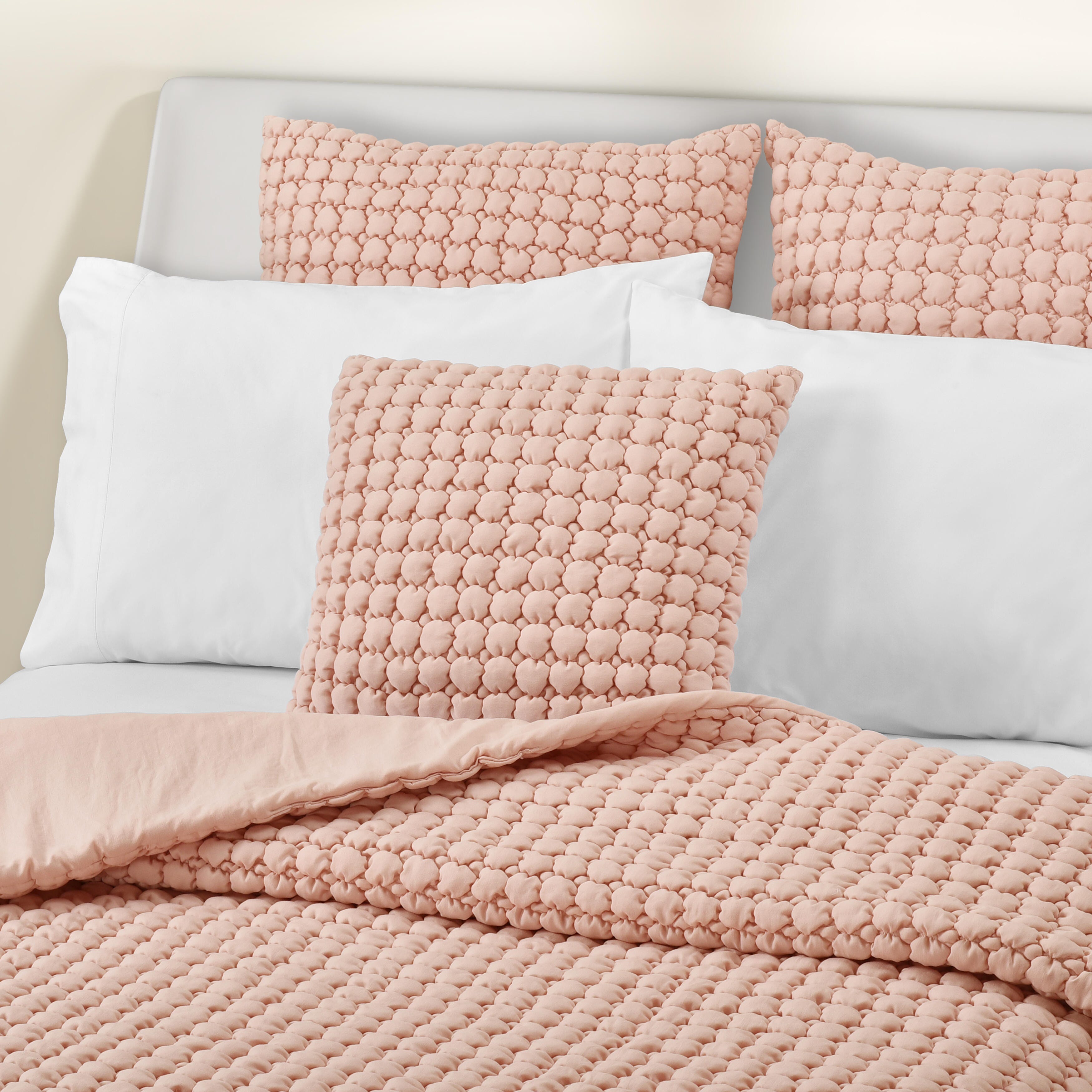 J. Queen Bold Cloud Puff Decorative Throw Pillow, Blush, large