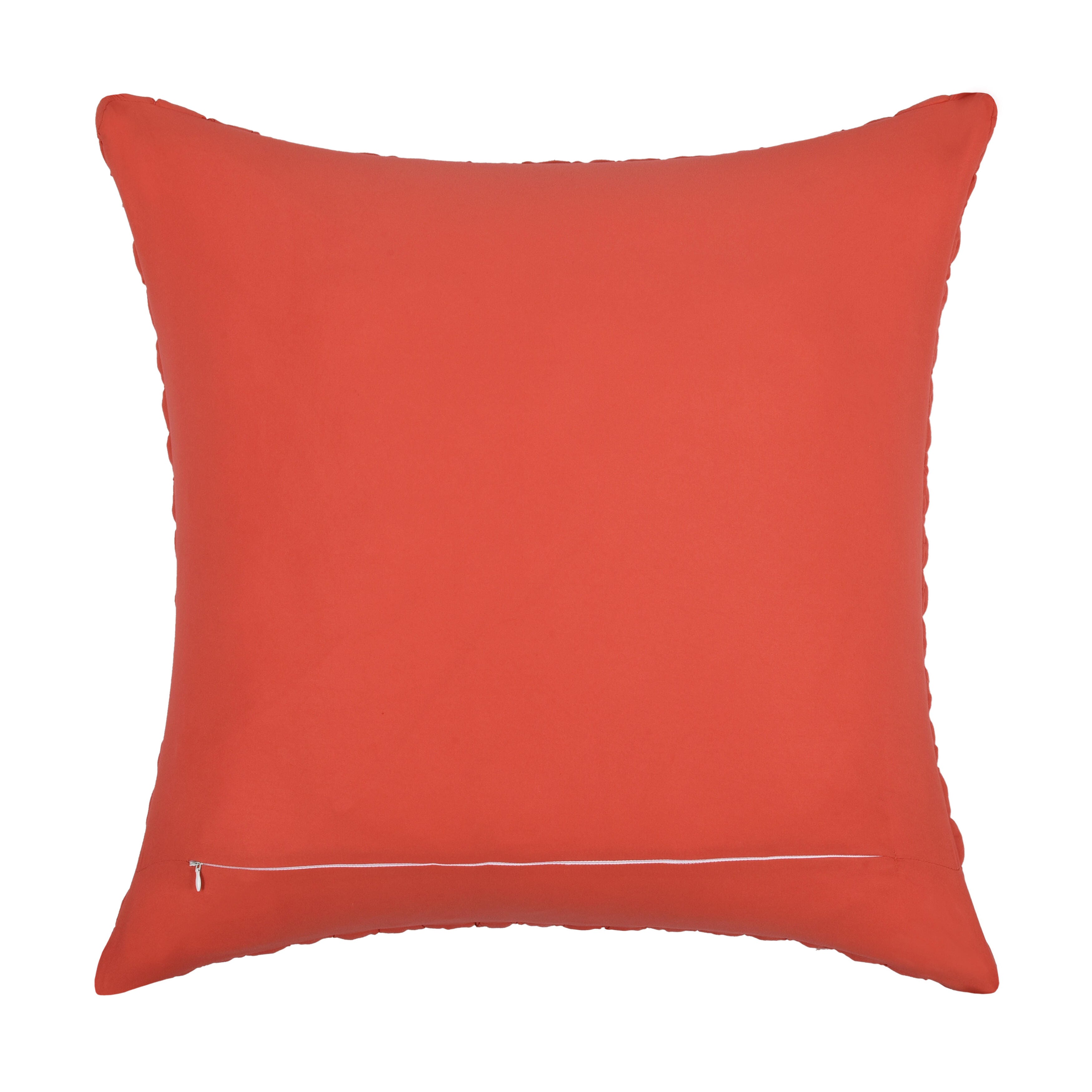 J. Queen Bold Cloud Puff Euro Quilted Sham, Melon, large