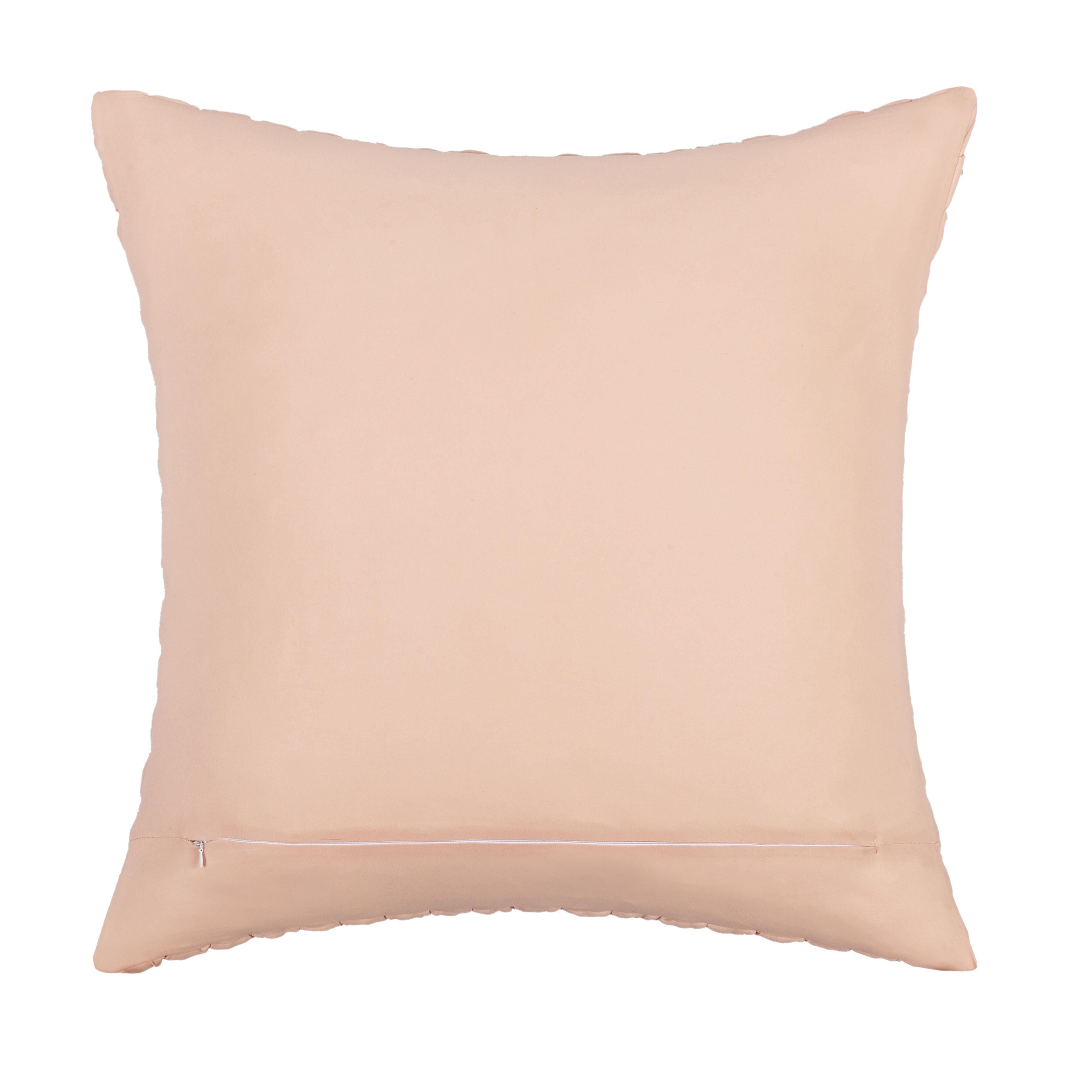 J. Queen Bold Cloud Puff Euro Quilted Sham, Blush, large