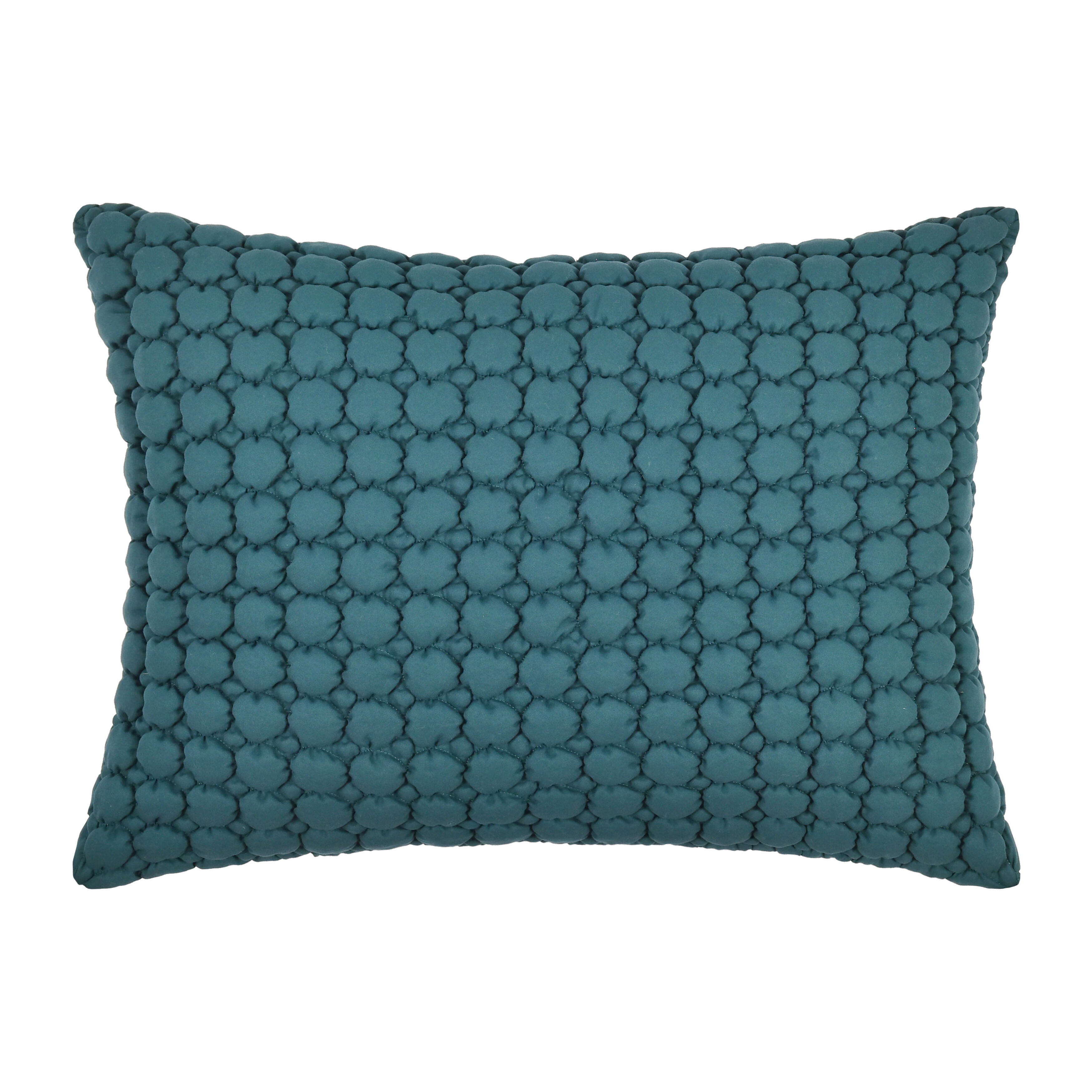 J. Queen Bold Cloud Puff 2 Piece Twin/Twin Xl Quilt Set, Teal, large