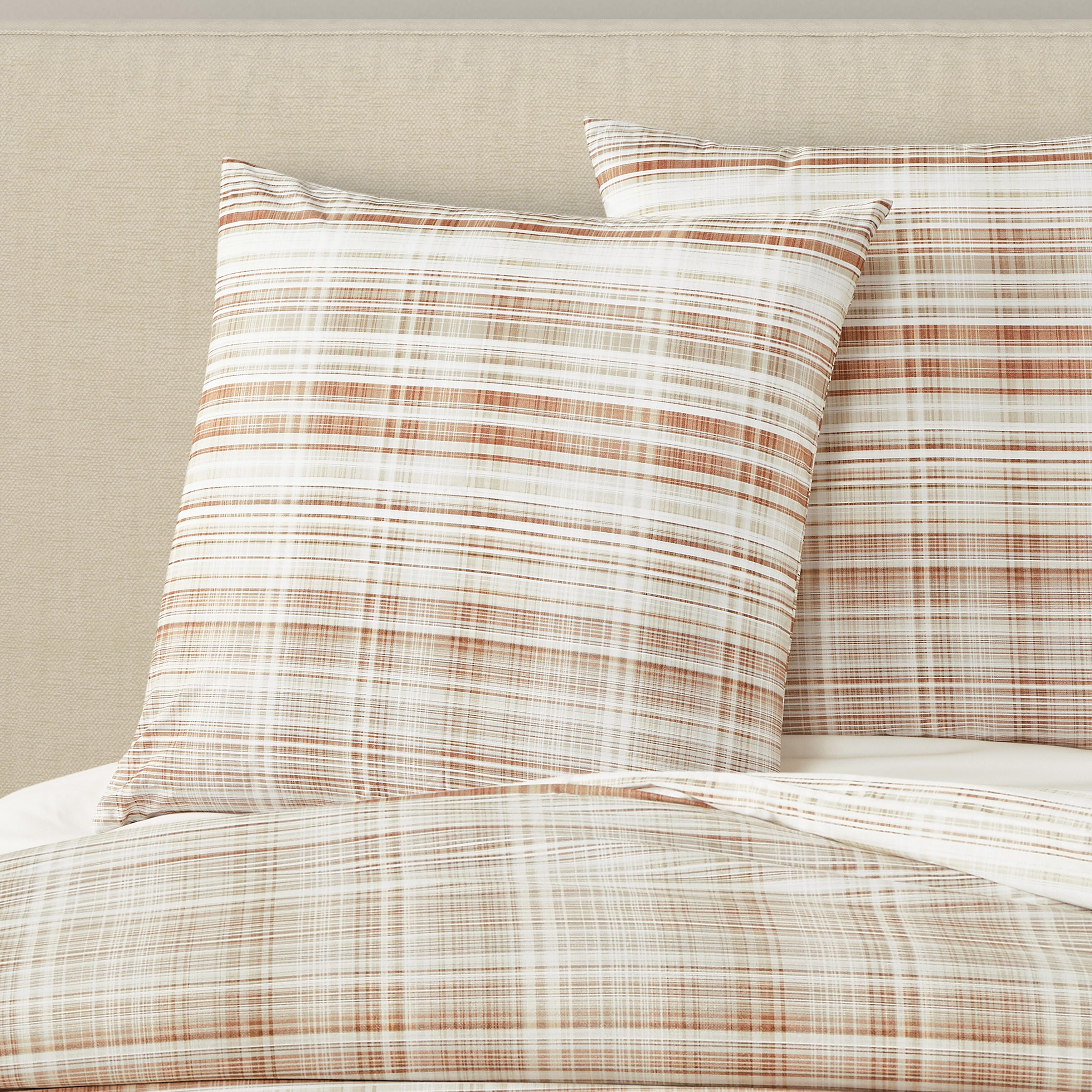 J. Queen Modern Pascal Euro Sham, Cinnamon, large