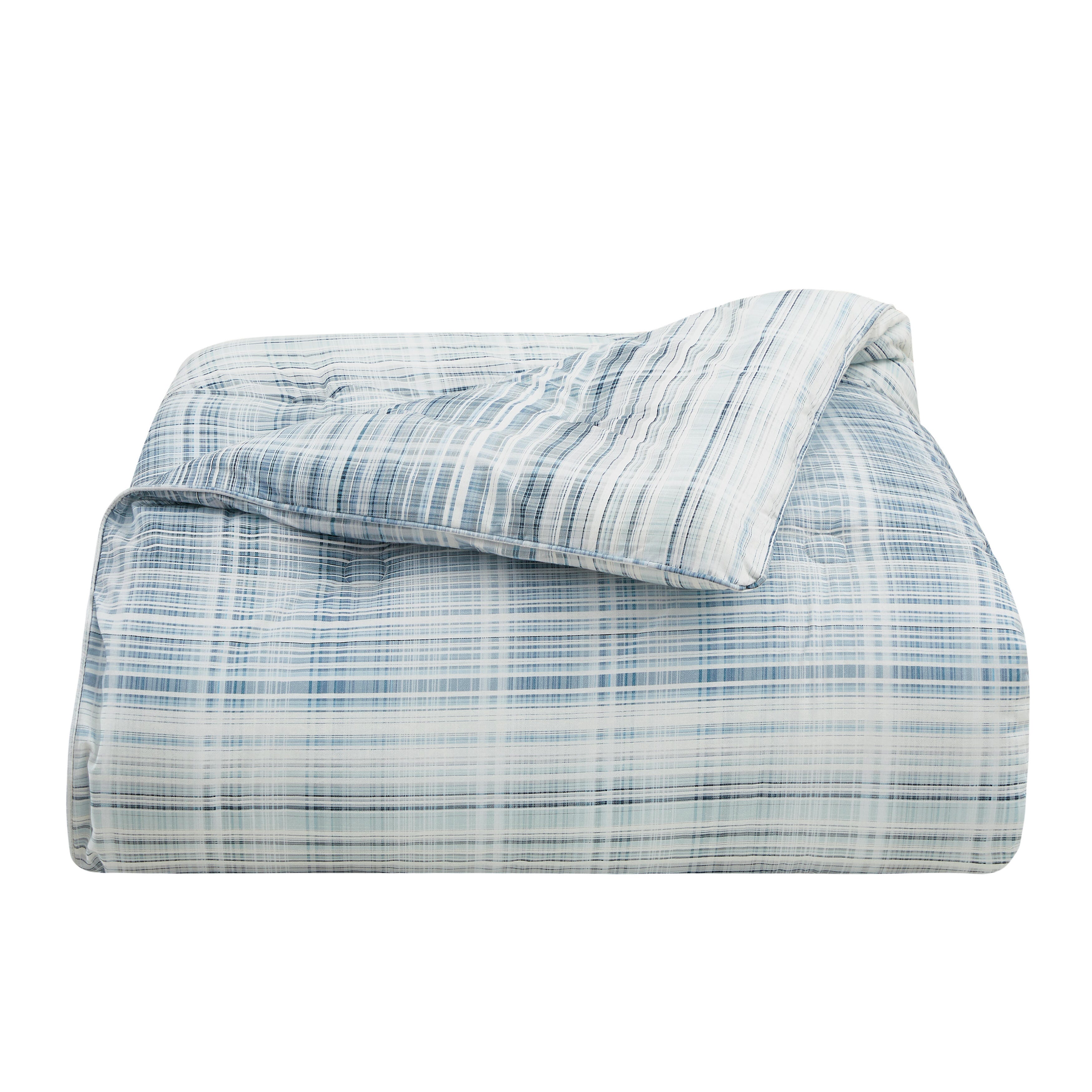 J. Queen Modern Pascal 3 Piece Full/Queen Comforter Set, Blue, rollover