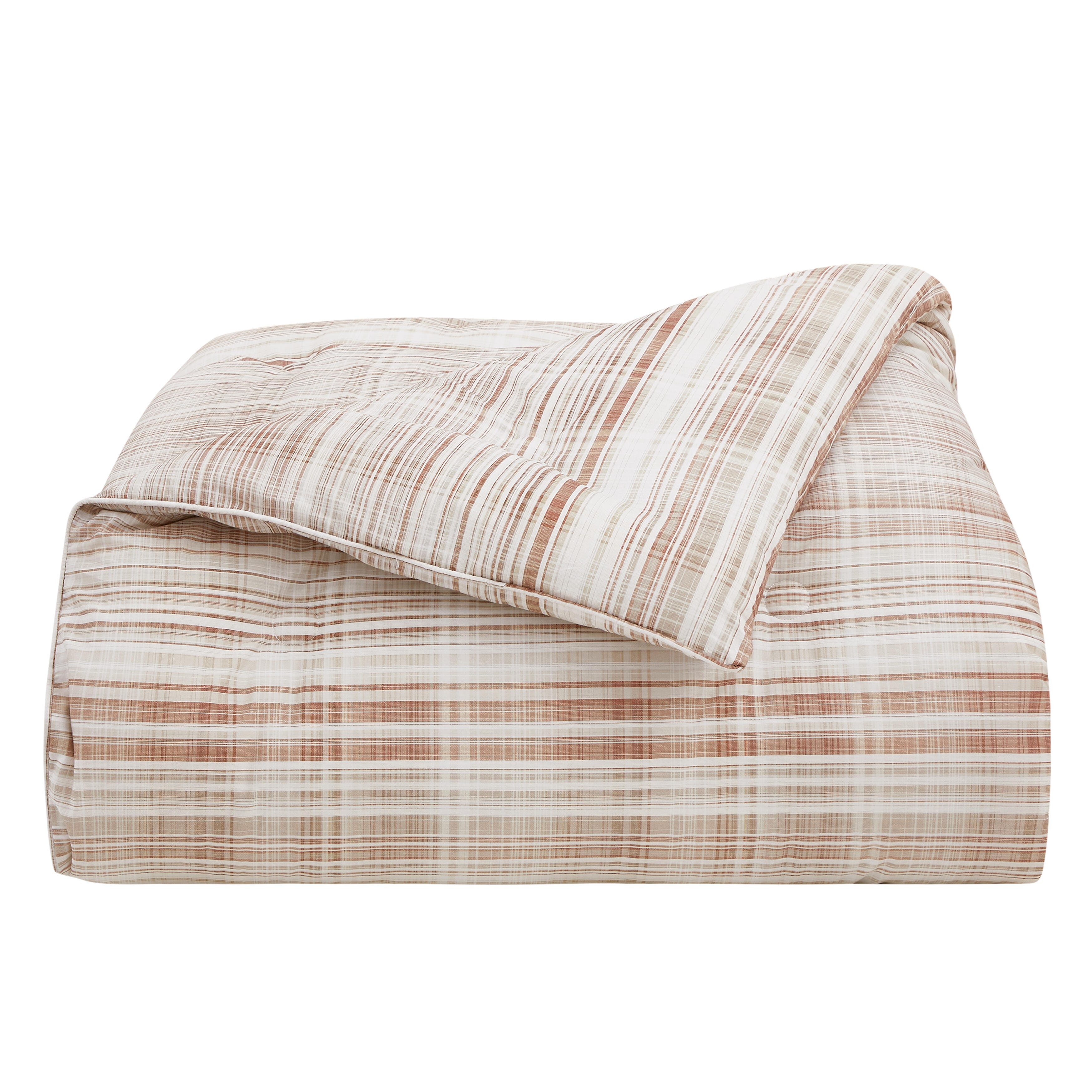 J. Queen Modern Pascal 3 Piece Full/Queen Comforter Set, Cinnamon, rollover