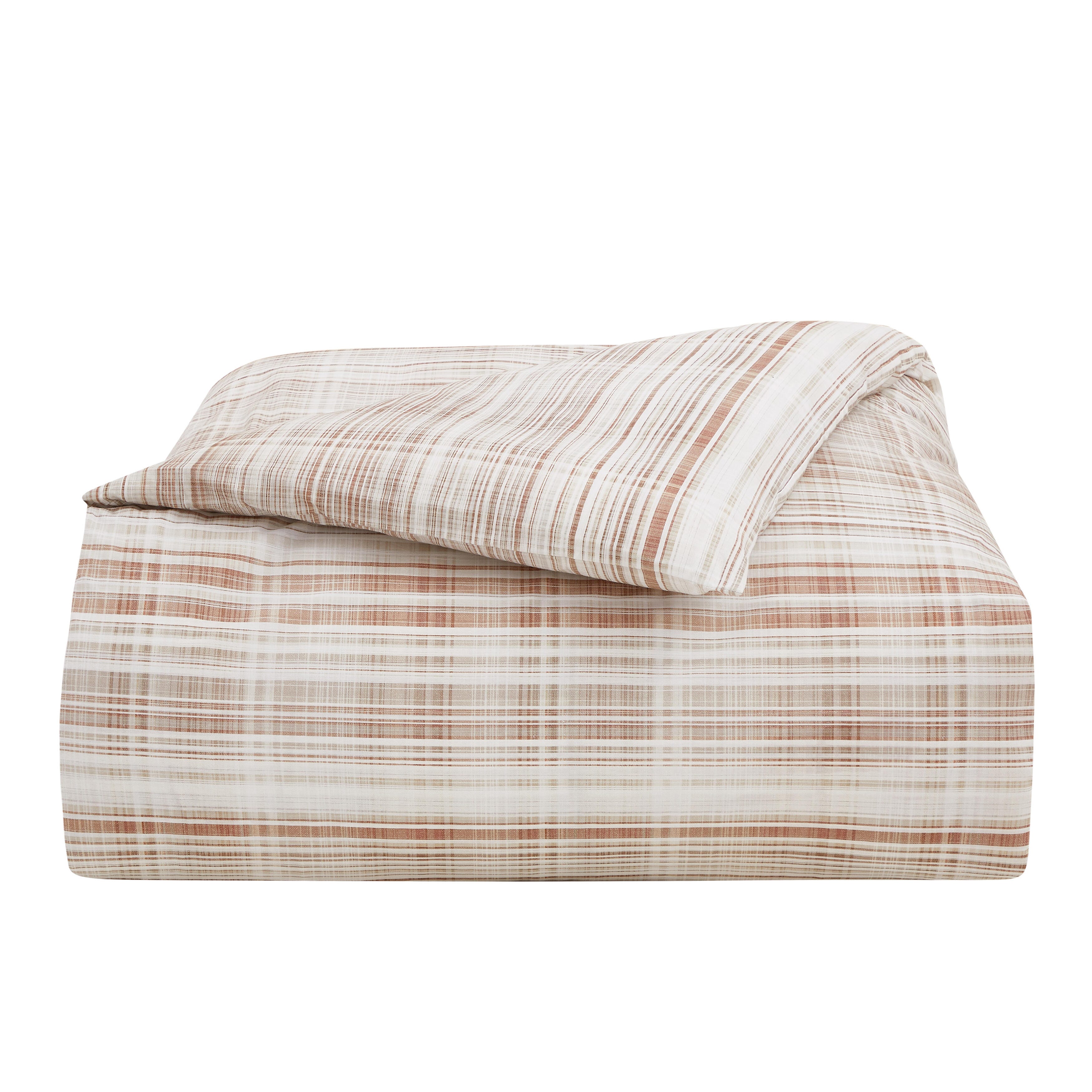 J. Queen Modern Pascal 3 Piece Full/Queen Duvet Cover Set, Cinnamon, large