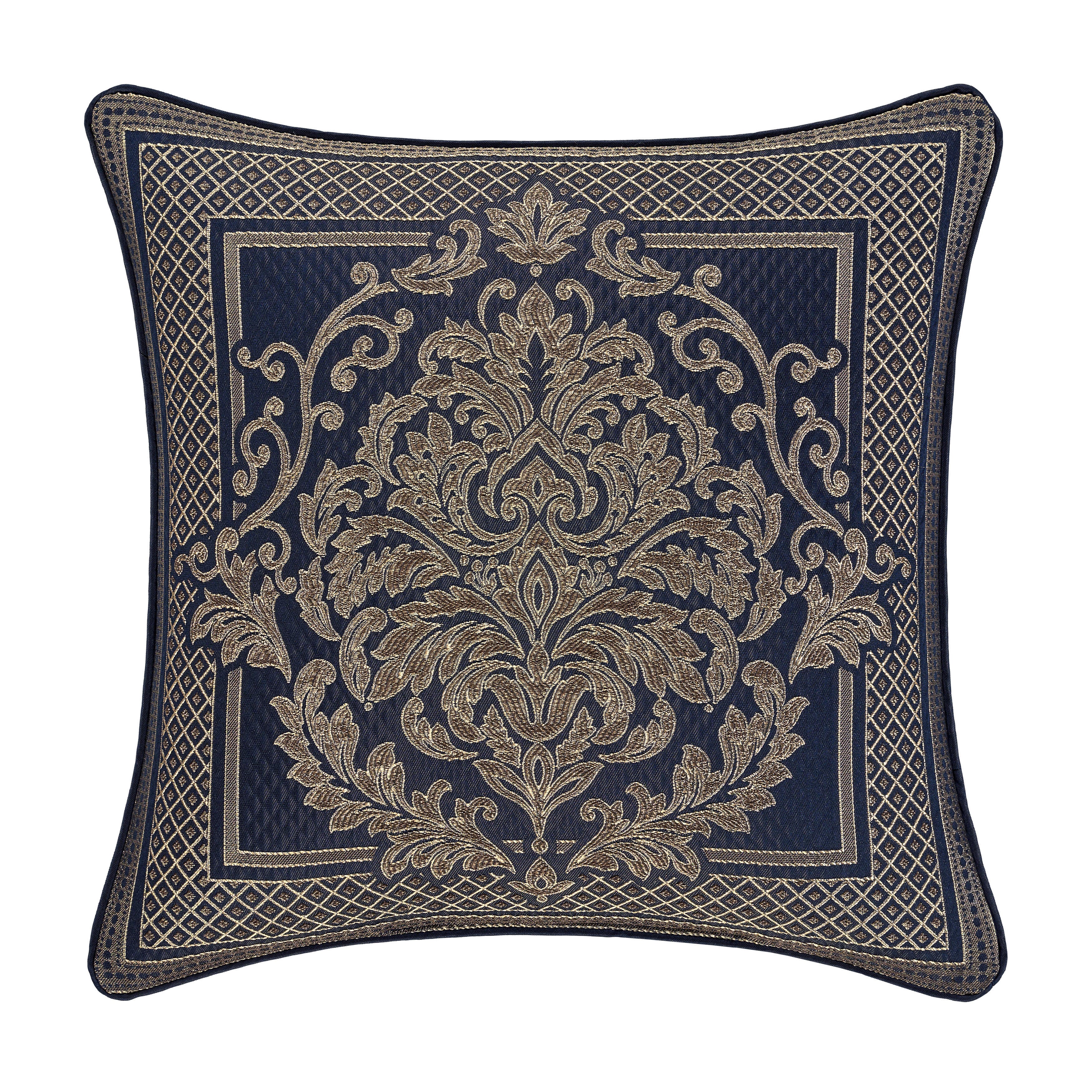 J. Queen New York Excelsior 20" Decorative Throw Pillow, Royal Blue, large