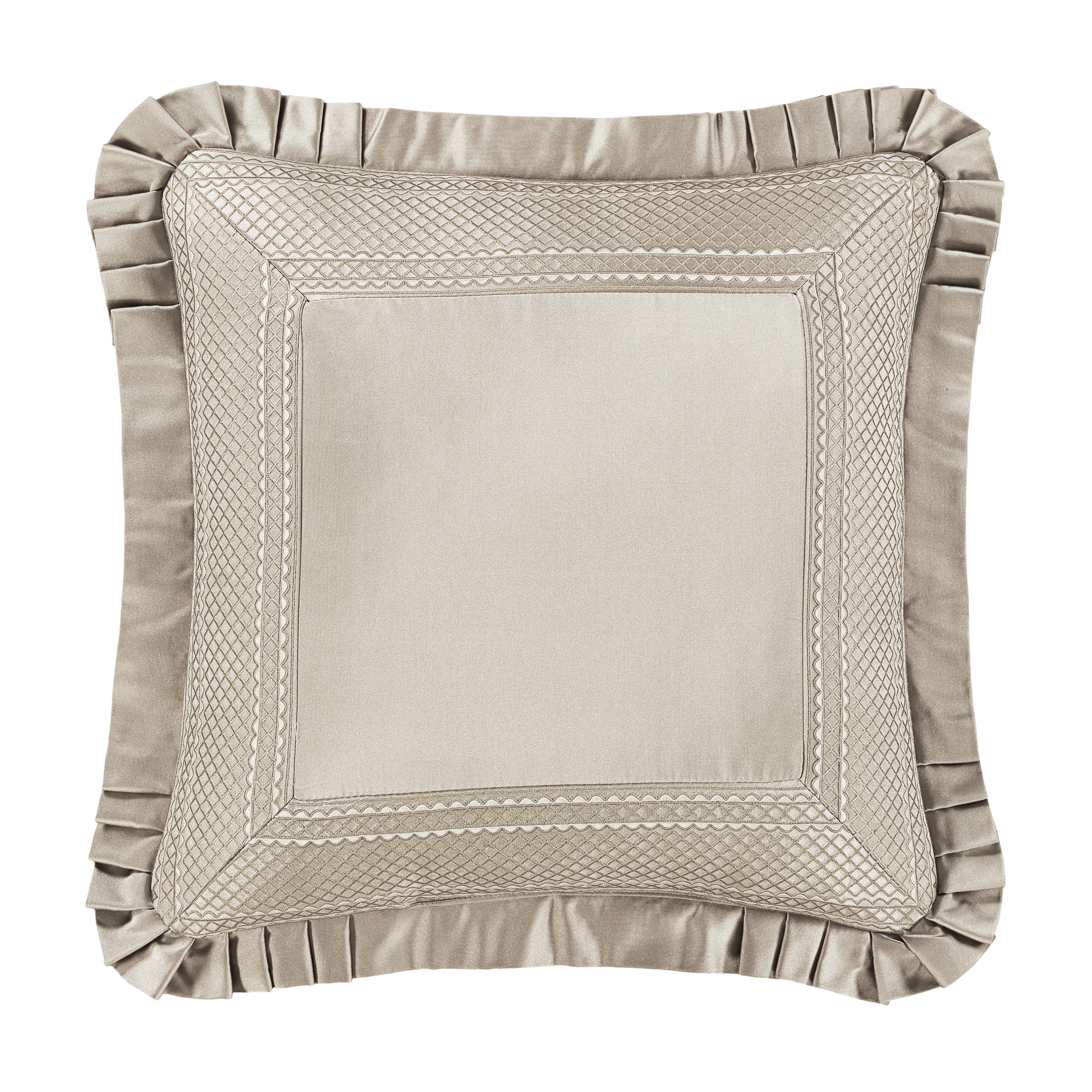 J. Queen New York Brunello 20" Flax Decorative Throw Pillow, , large