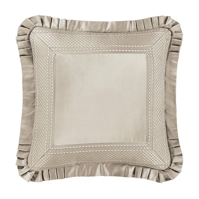 J. Queen New York Brunello 20" Flax Decorative Throw Pillow