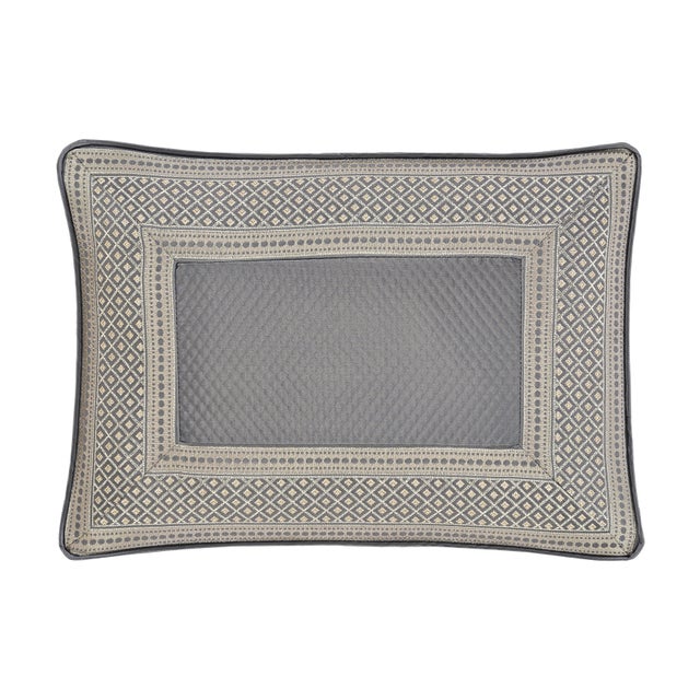 J. Queen New York Excelsior Boudoir Decorative Throw Pillow, French Blue