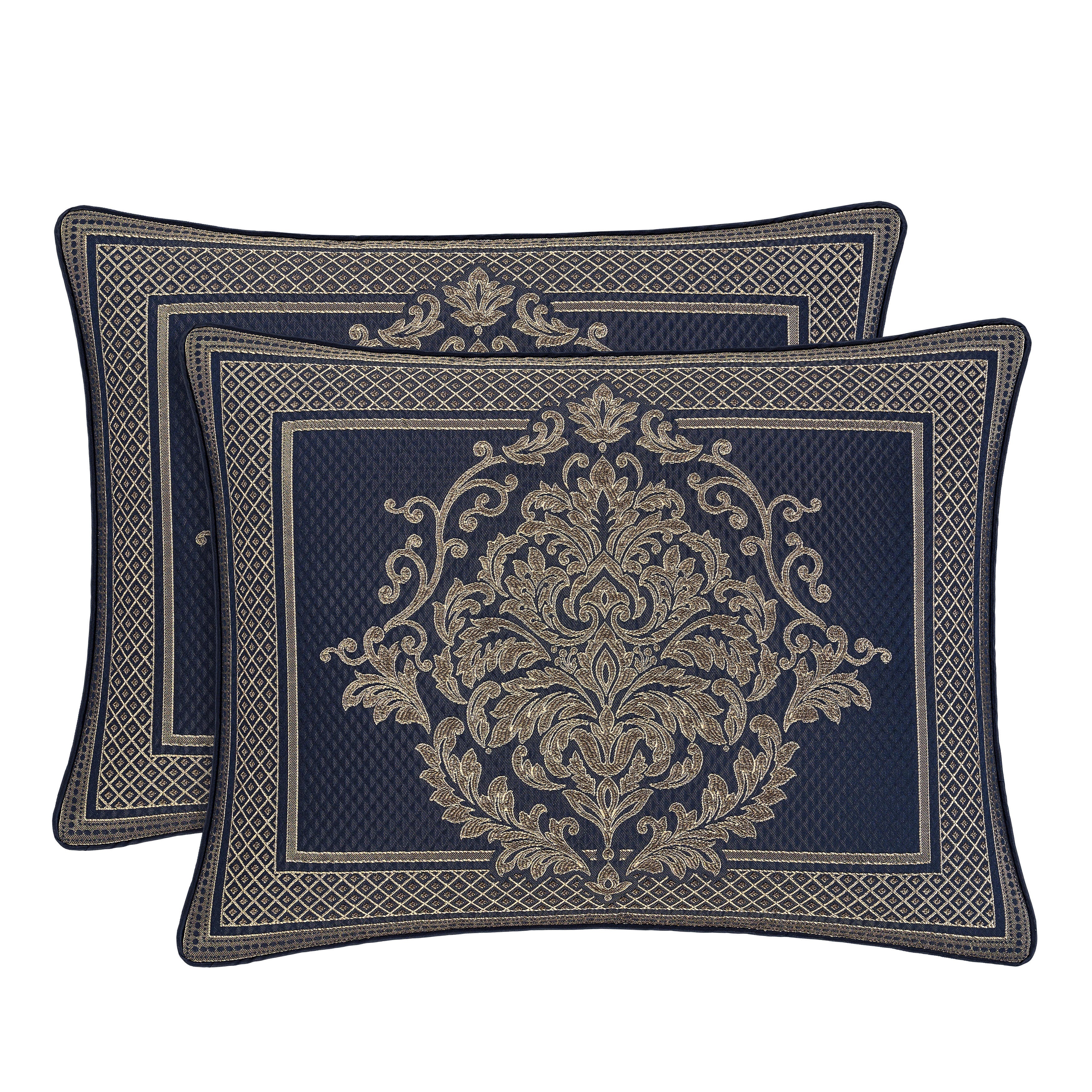 J. Queen New York Excelsior 4-Piece Queen Comforter Set, Royal Blue, large